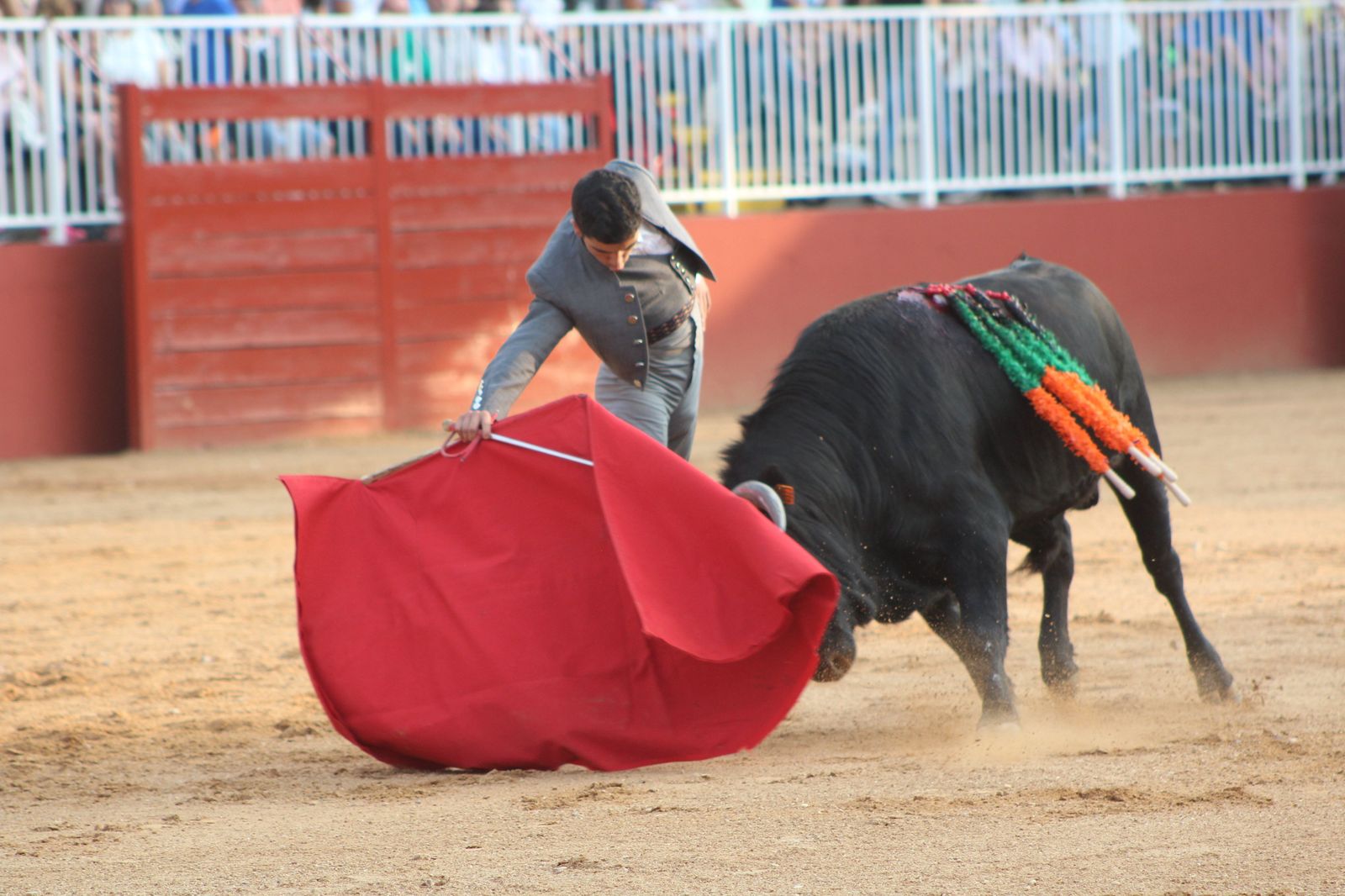 Manuel Martín sale a hombros en el ferial