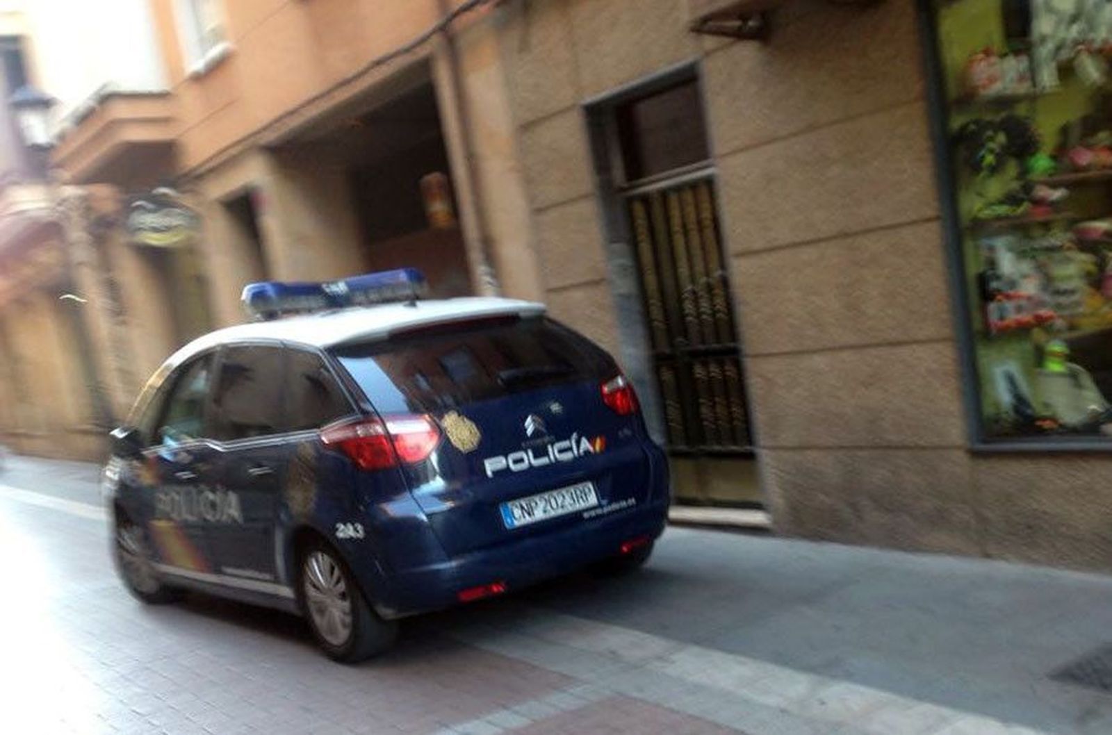 Policia calle zamora Policia calle zamora