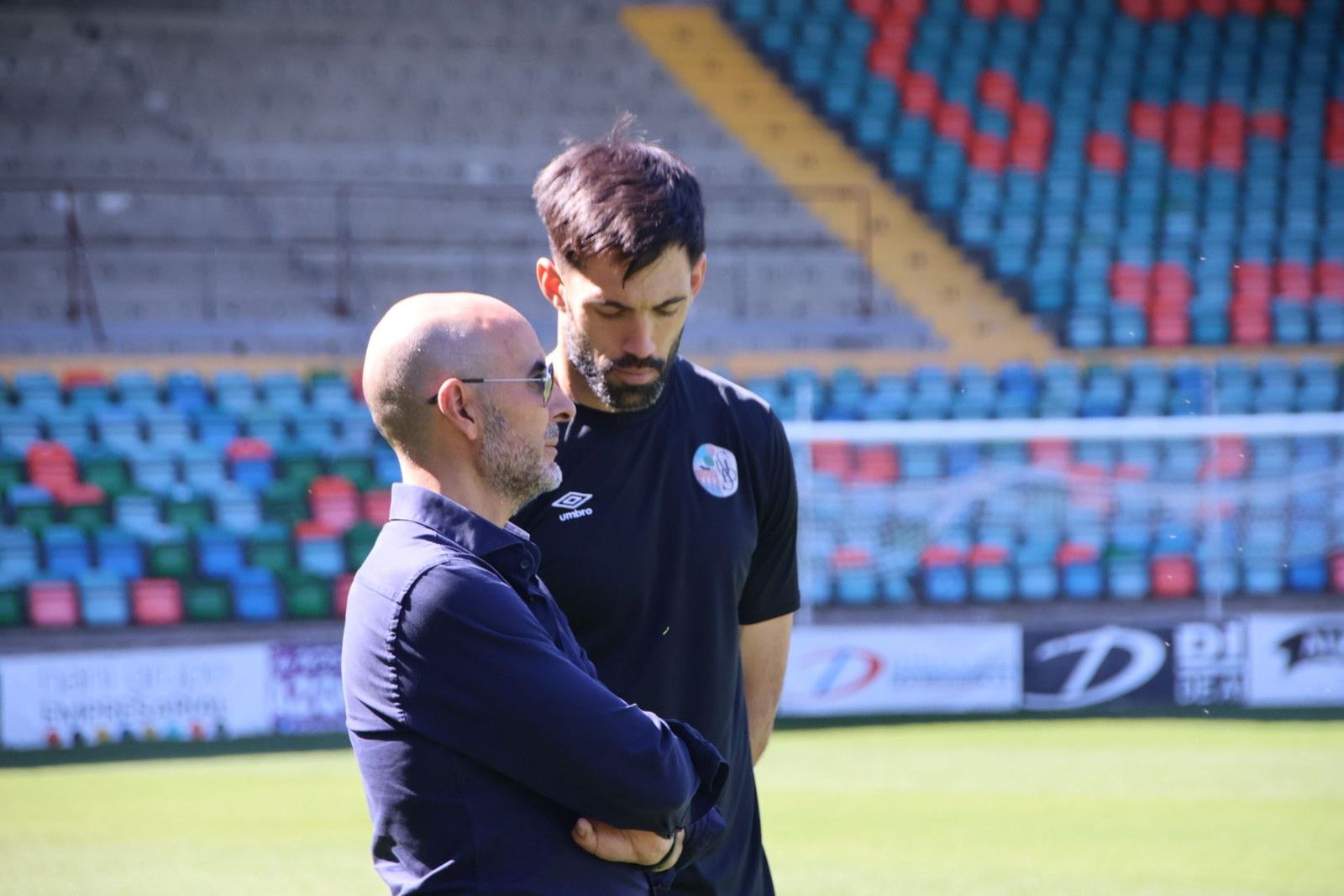 Primer entrenamiento de Jorge Garcia y su cuerpo técnico