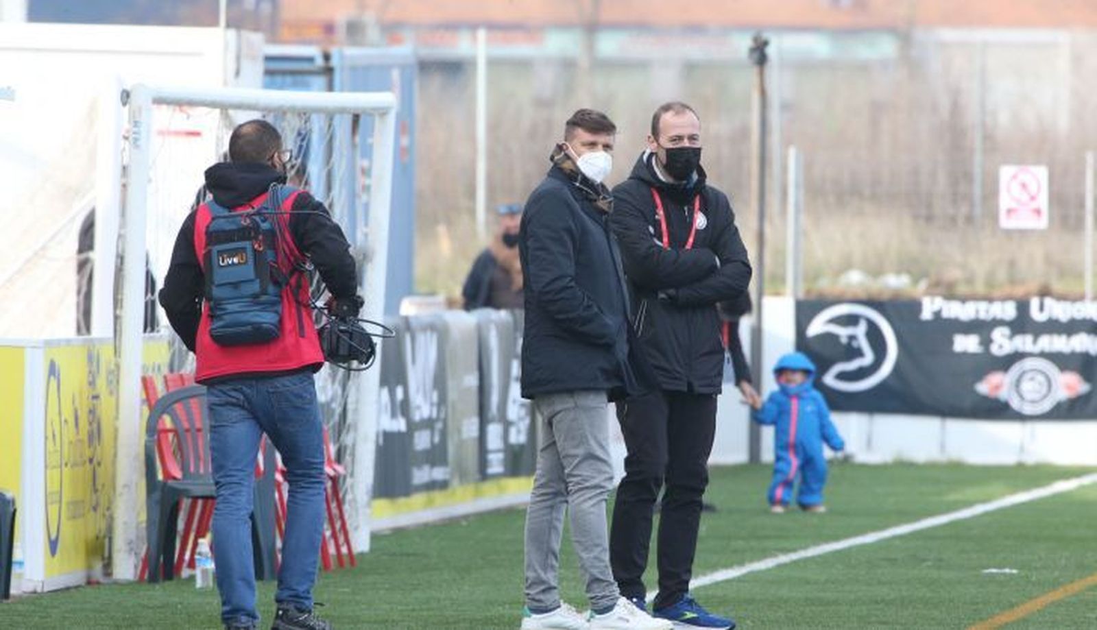 Toni García, en el partido ante la UD Logroñés / FOTO SALAMANCA24HORAS.COM