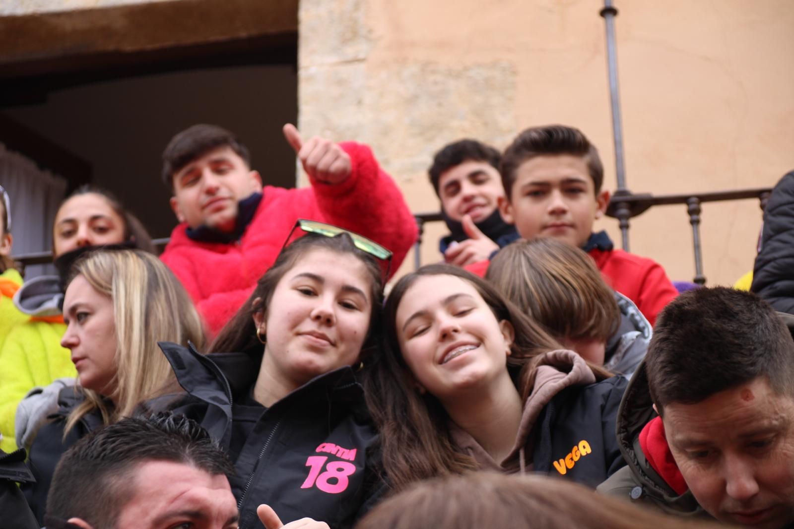 Ambiente en el encierro a caballo de Ciudad Rodrigo