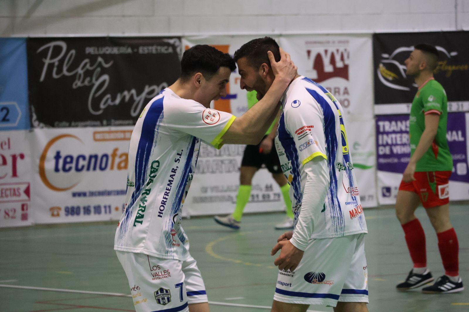 Atlético Benavente celebra un gol. Archivo