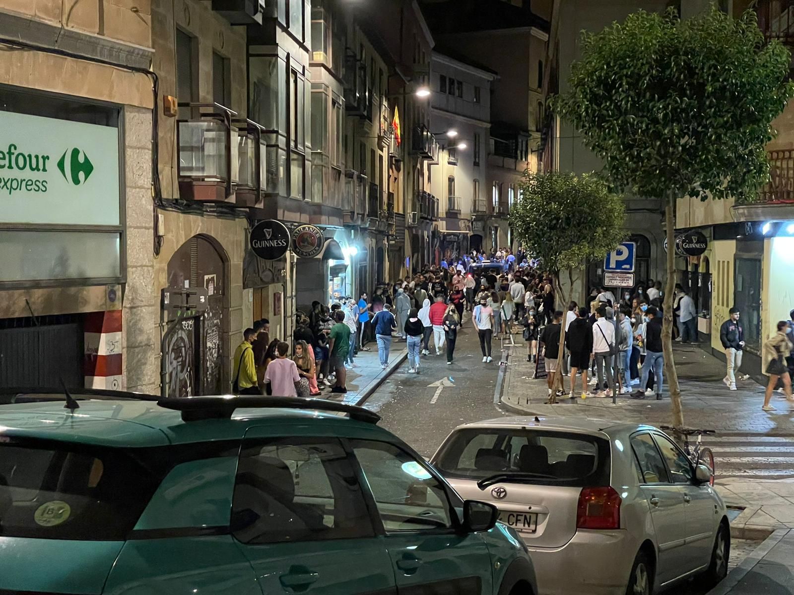 Policía en Varillas en una foto de ARCHIVO