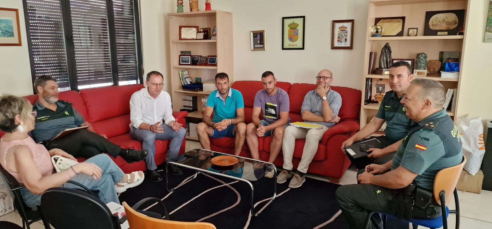 Reunión Coordinación dispositivo especial Guardia Civil alcañices.