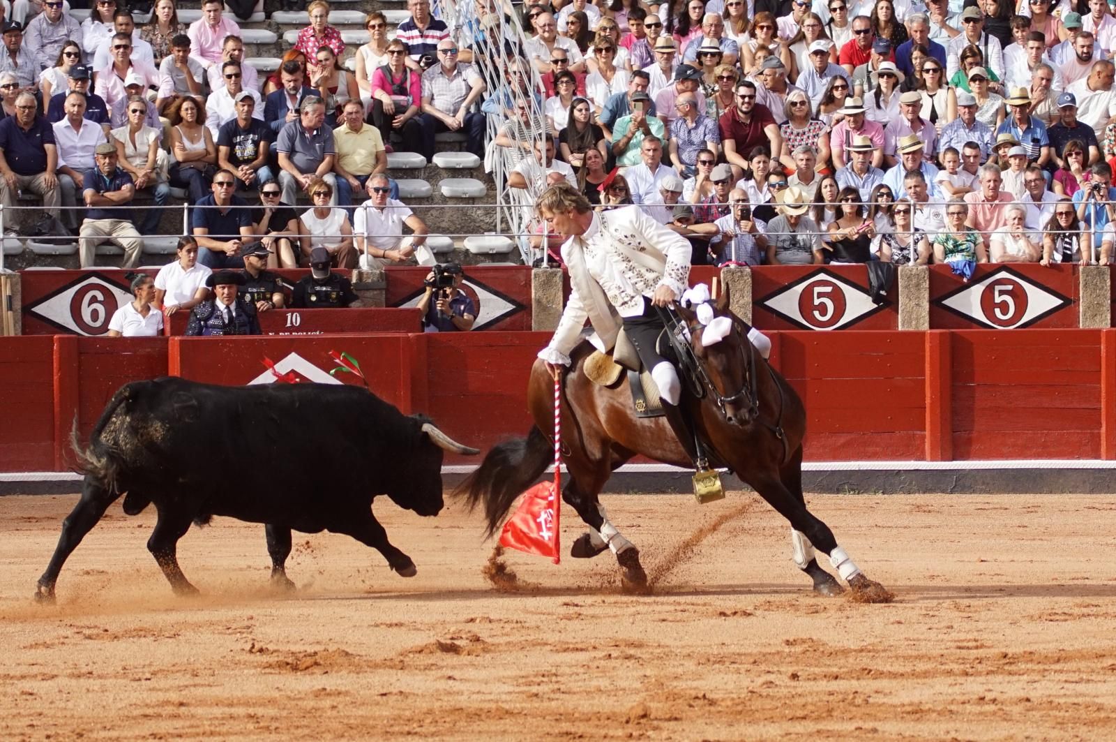 Exhibición de rejoneo en La Glorieta a cargo de Diego Ventura, Rui Fernandes y Sergio Galán