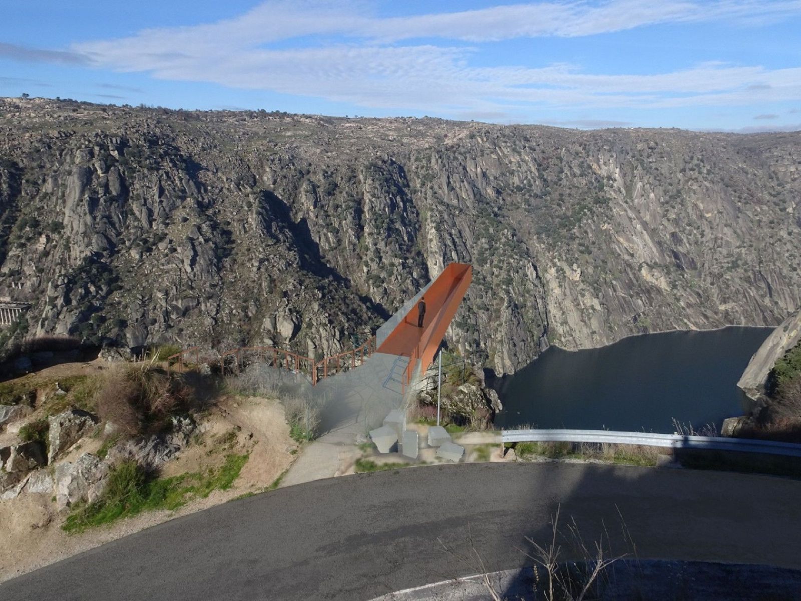 Recreación de cómo quedará el nuevo mirador