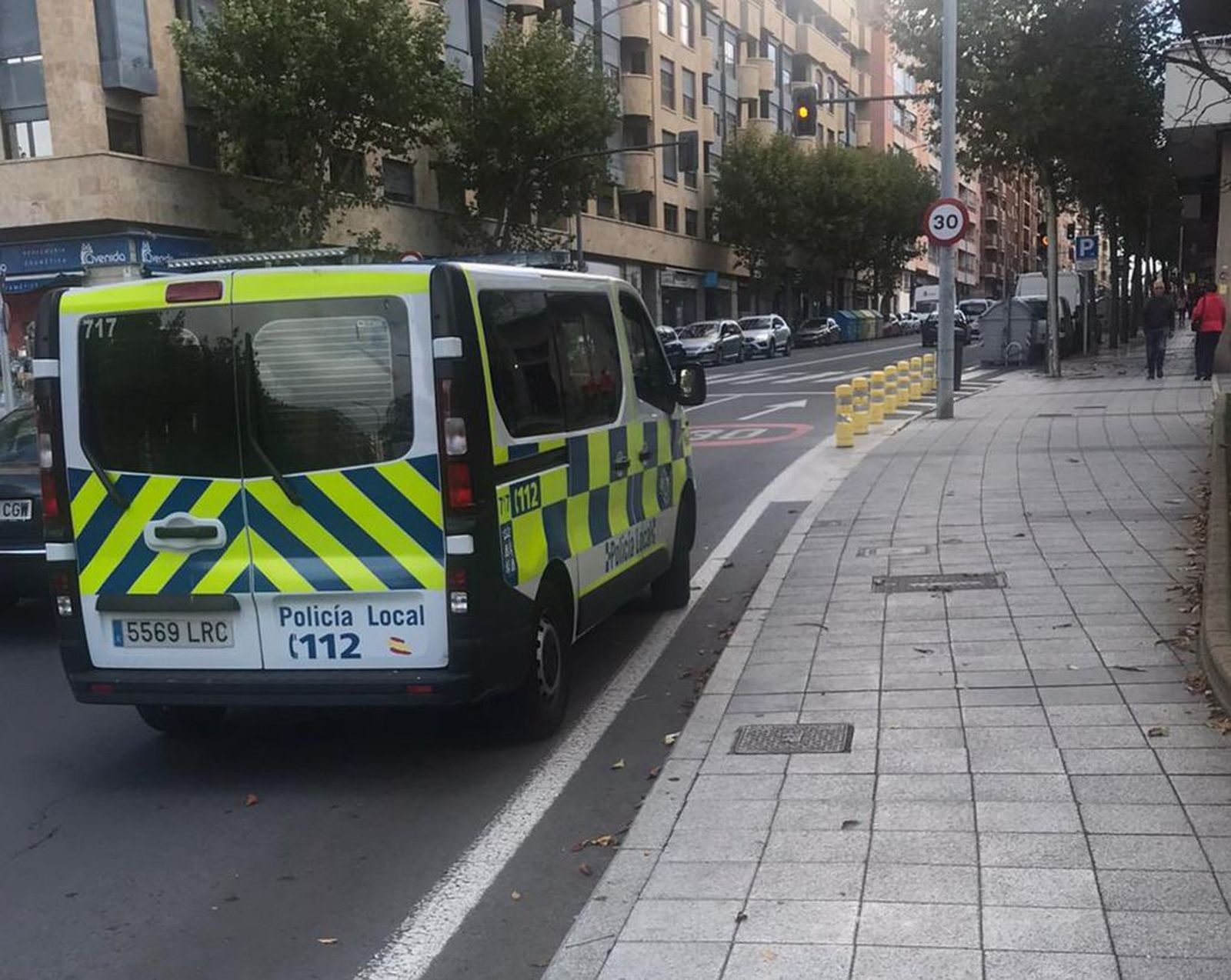Policía Local en Comuneros. Foto de aarchivo