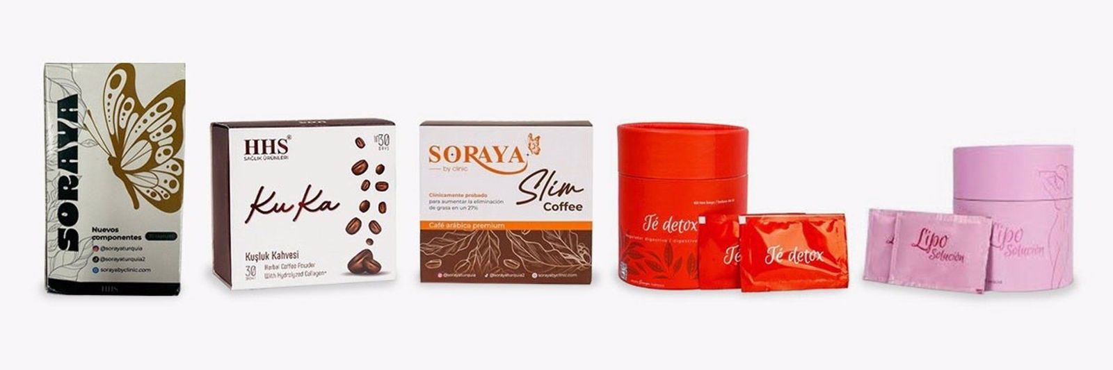 Imagen de los productos retirados. - AEMPS.