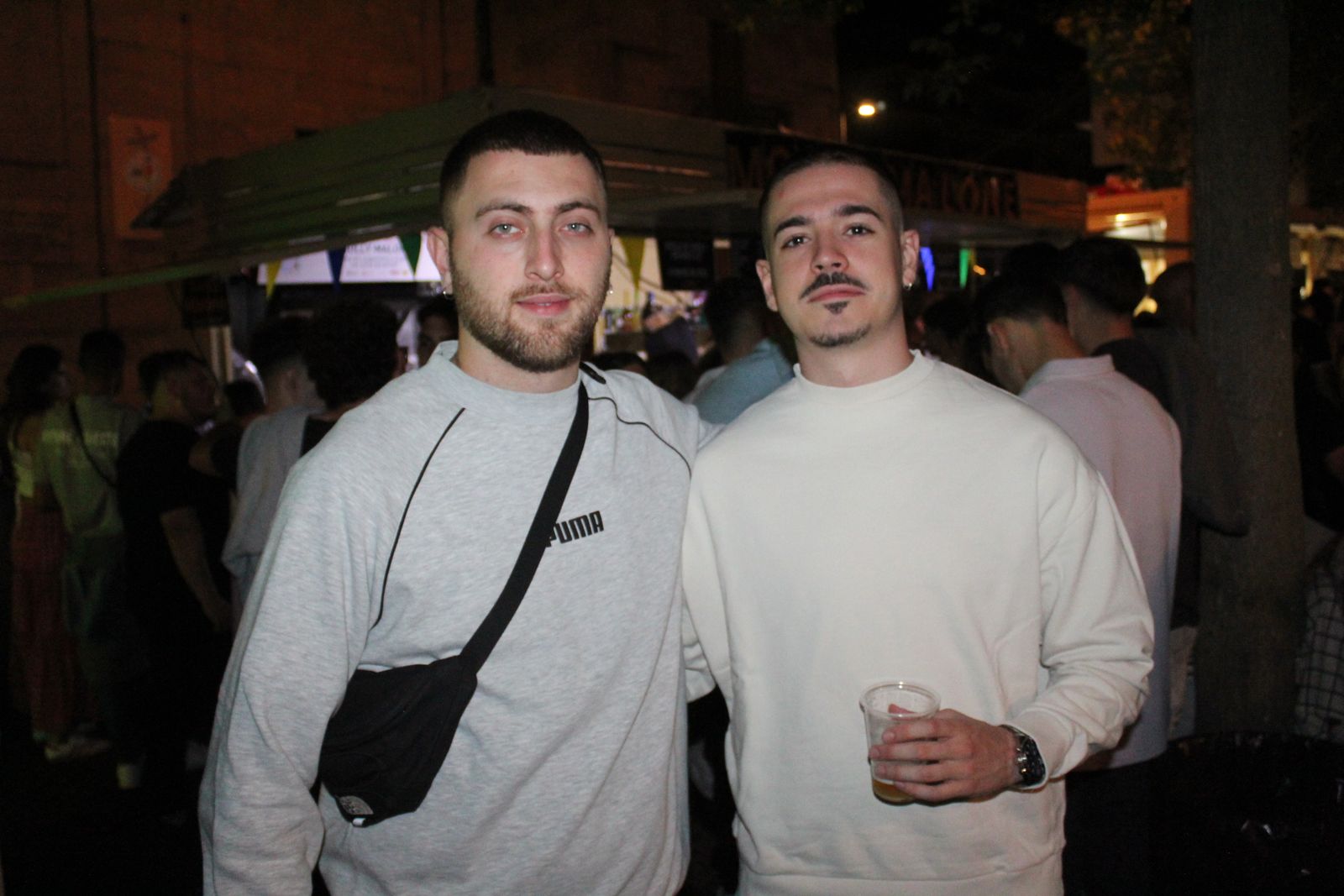 Ambiente en la Feria de Día en la tarde de este jueves