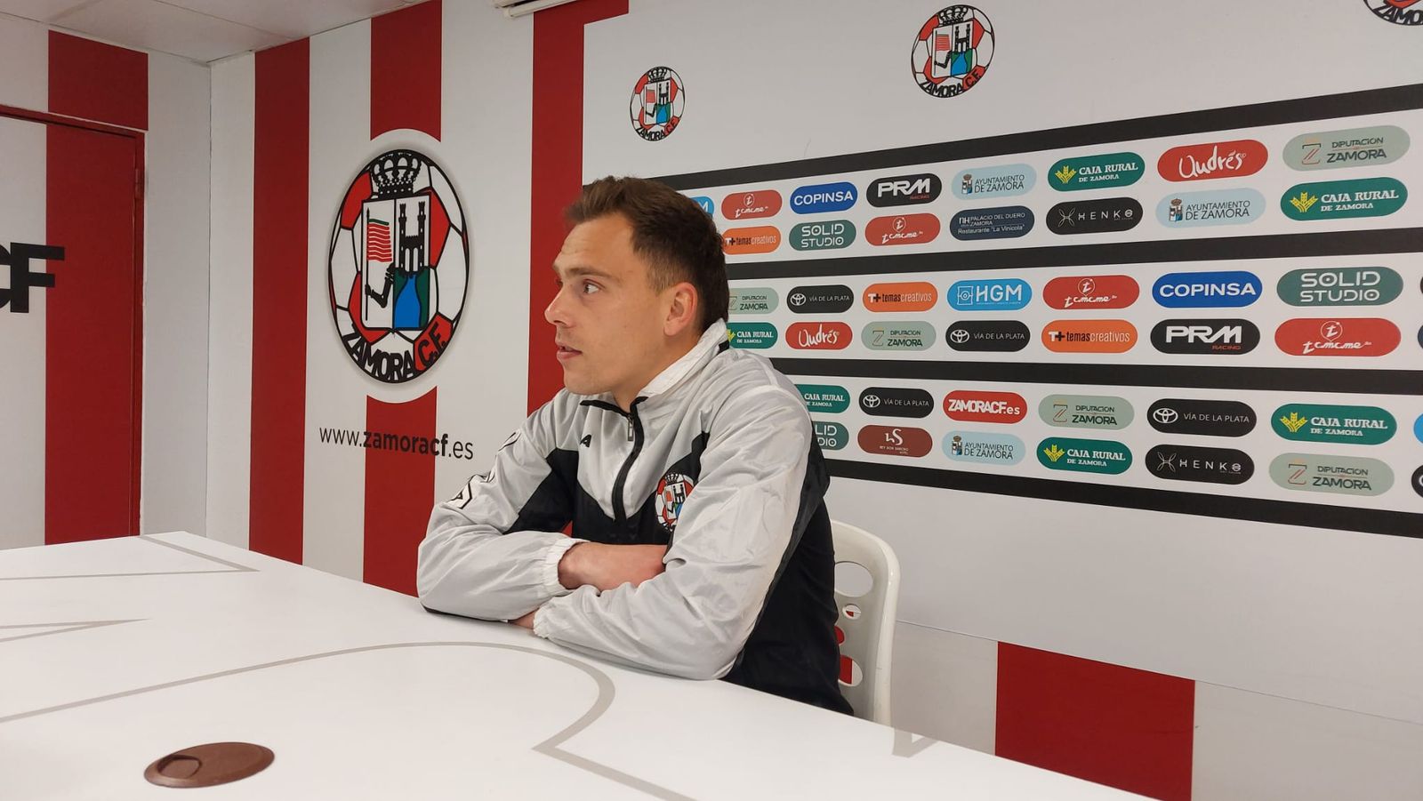 Fermín Sobrón en rueda de prensa