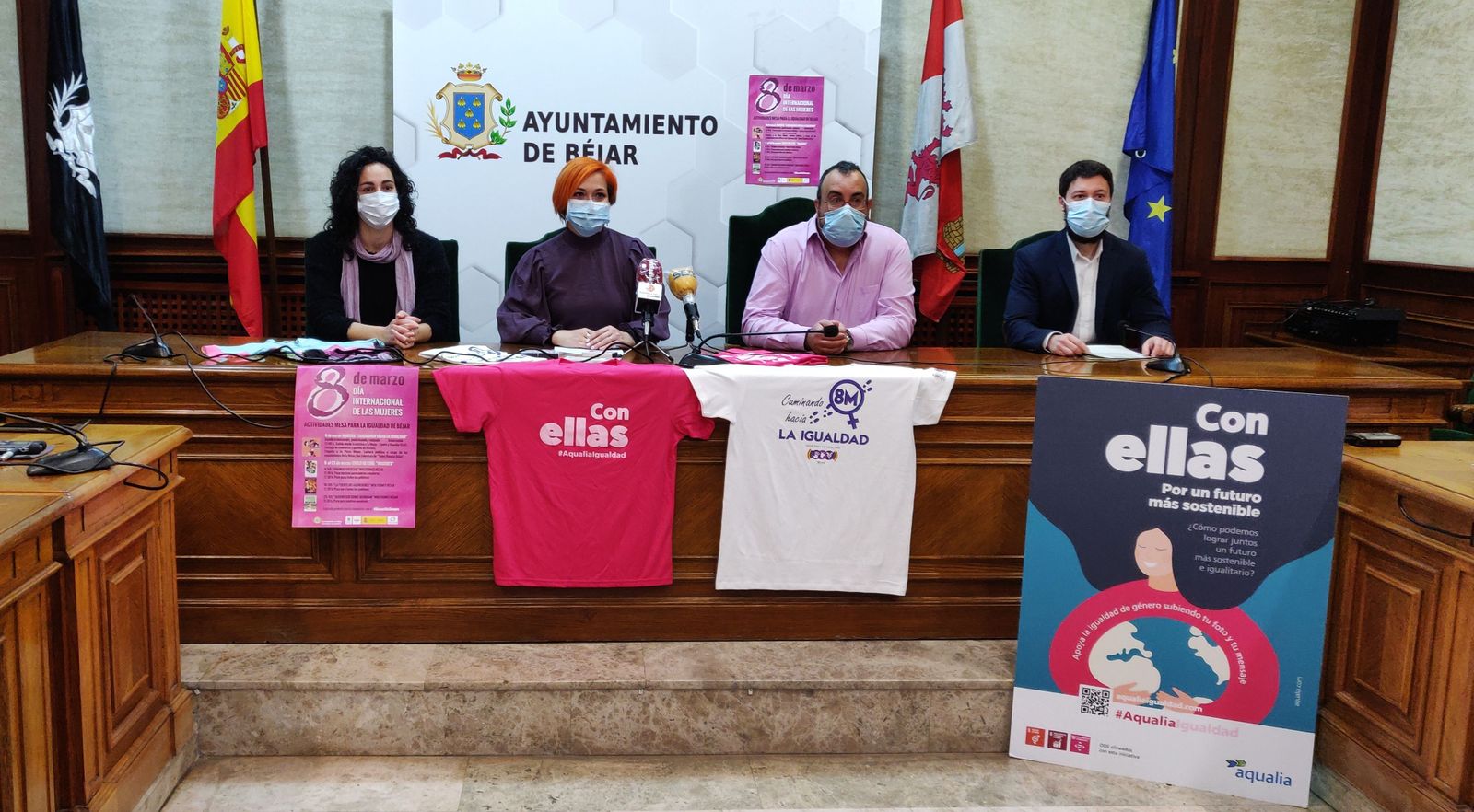 Zulima Fdez, Rosa Torres, José Ángel Castellano y José Fernández