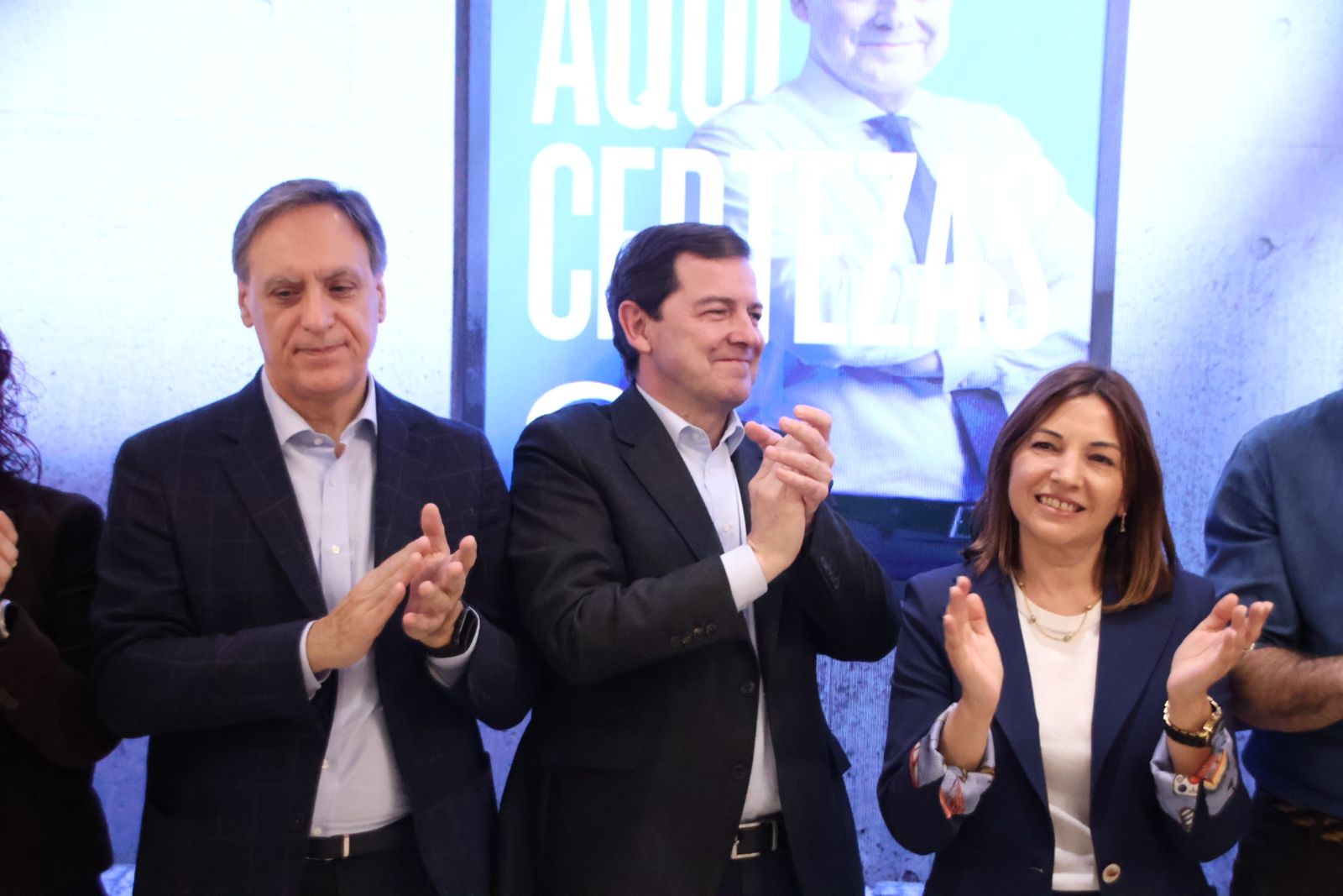 Mañueco junto a Carbayo prearranque campaña