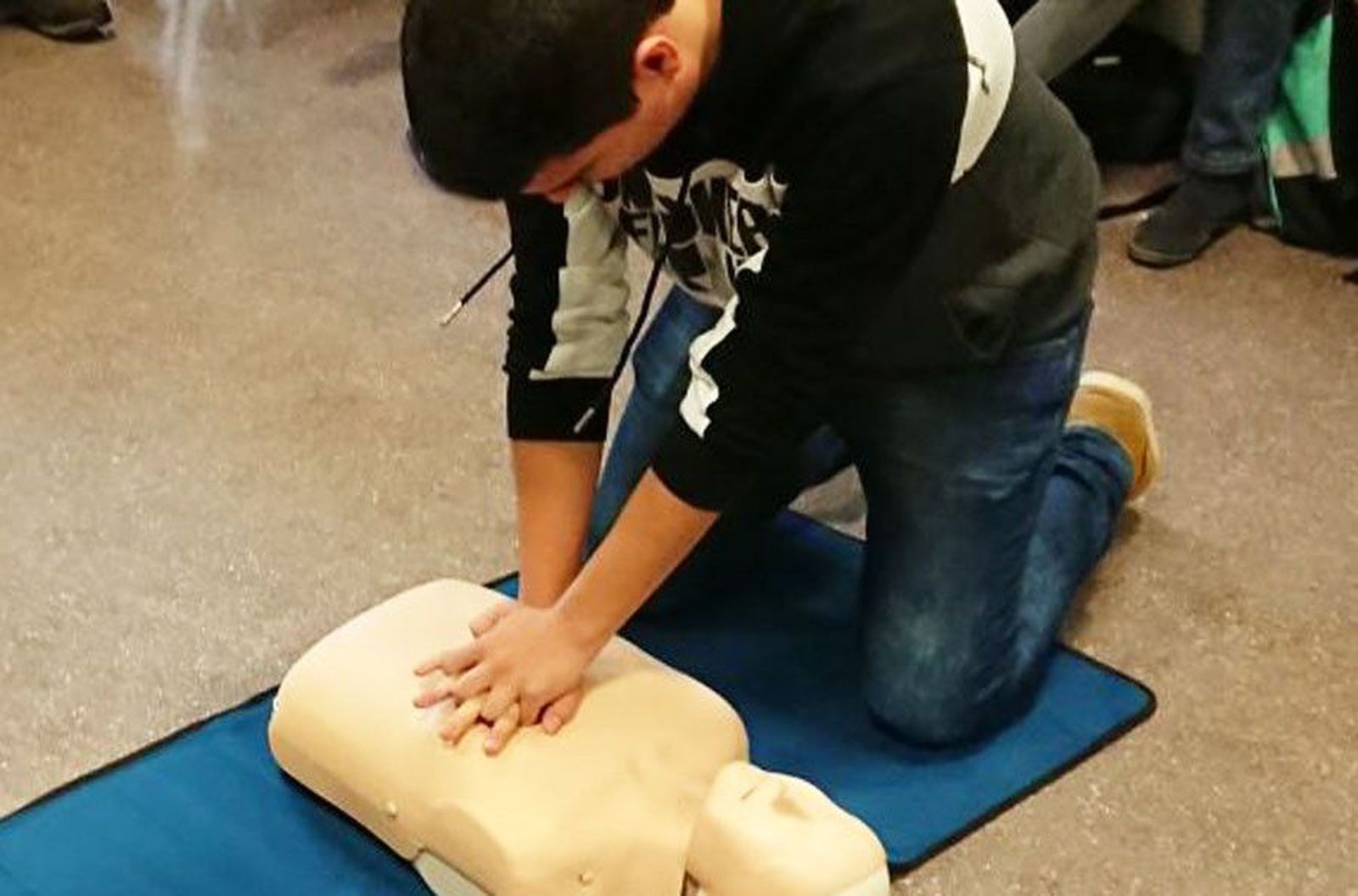 Fotografía taller de RCP. Archivo