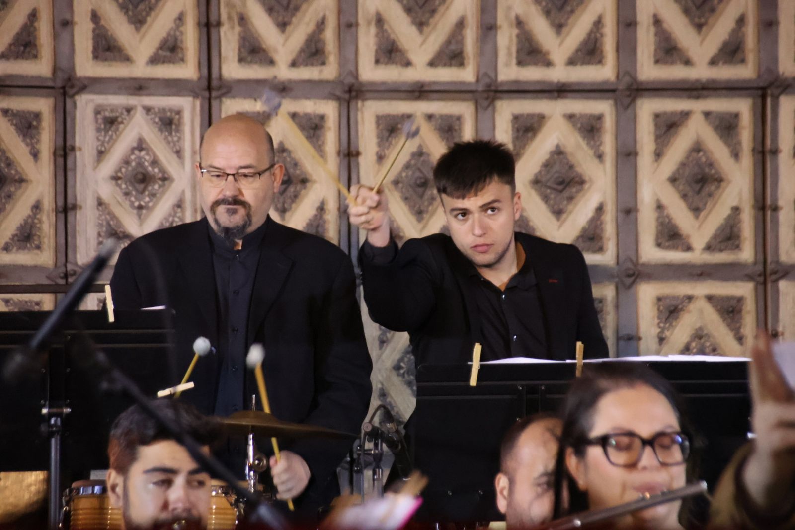 Videomapping en la fachada de la iglesia de San Esteban por la conmemoracion de el V Centenario de la Escuela de Salamanca