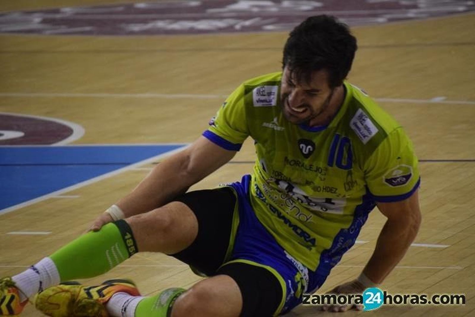 Jortos terminó con molestias en el gemelo