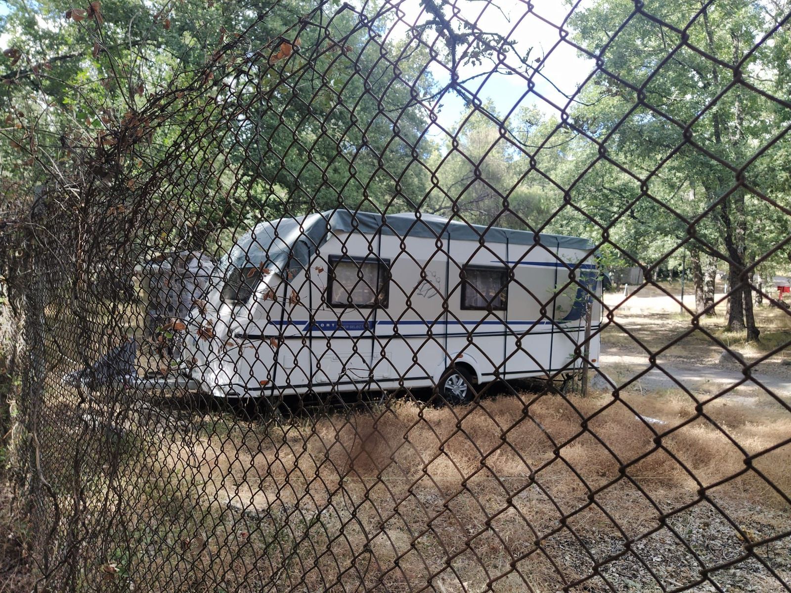 La caravana que ha sido robada