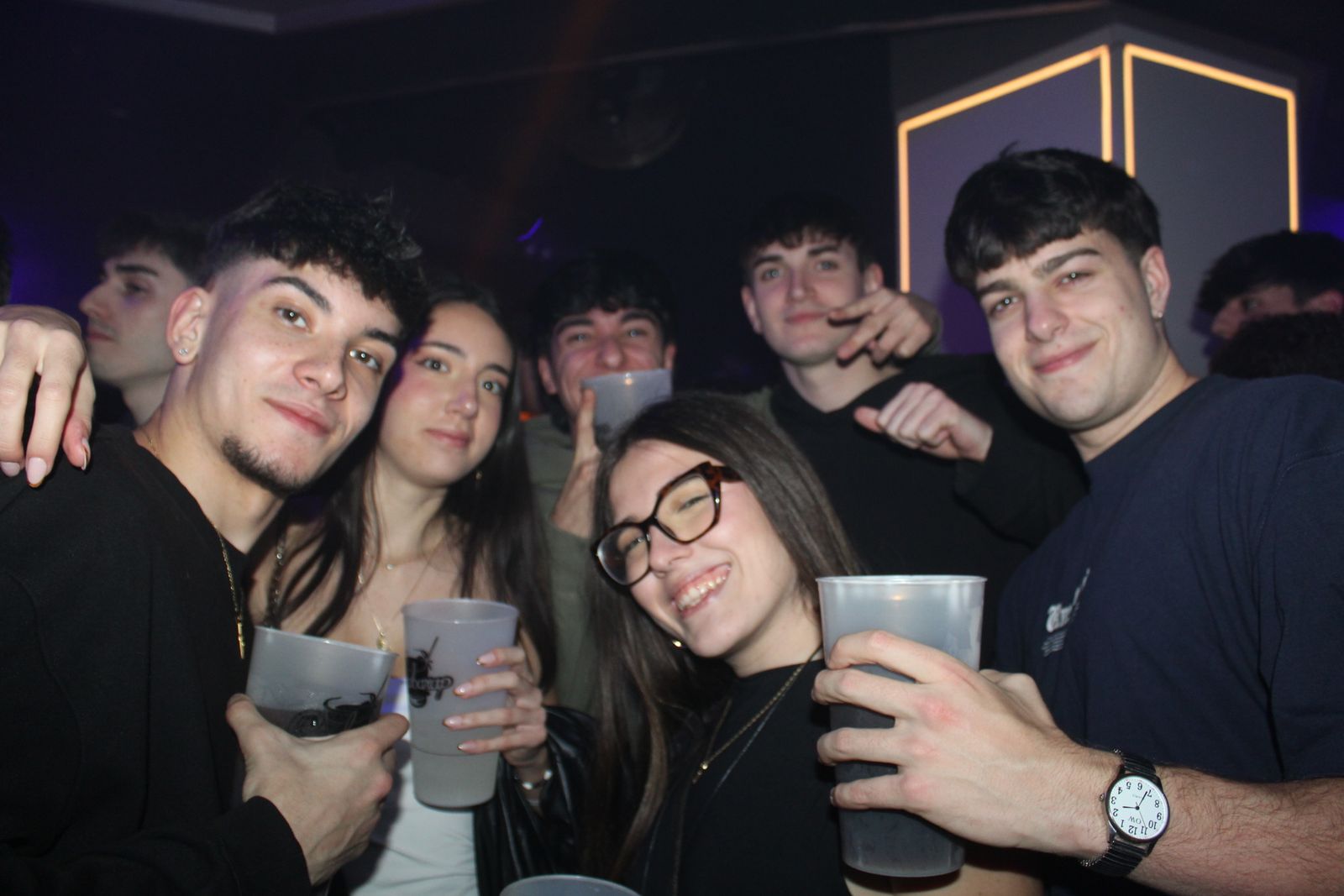 Salamanca de noche, sabado 24 de enero