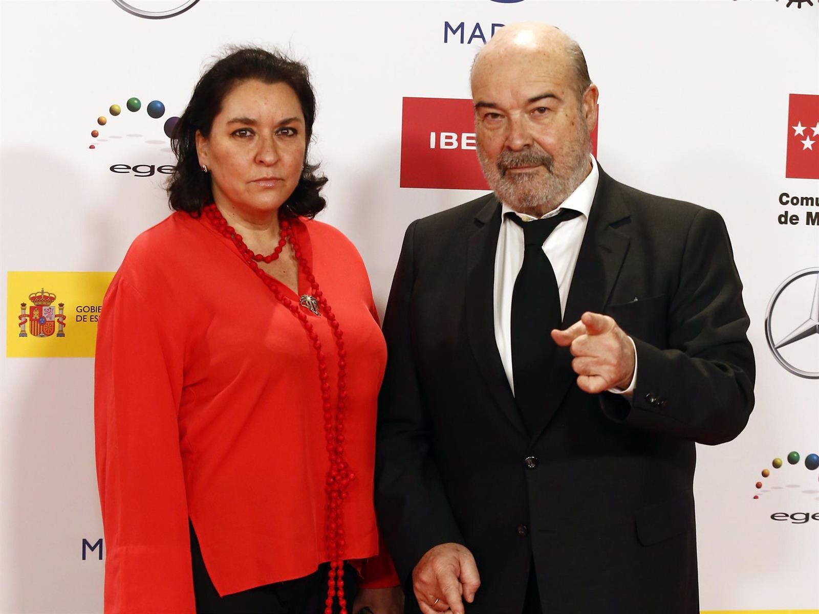 Antonio Resines y su mujer, Ana Pérez-Lorente. EP