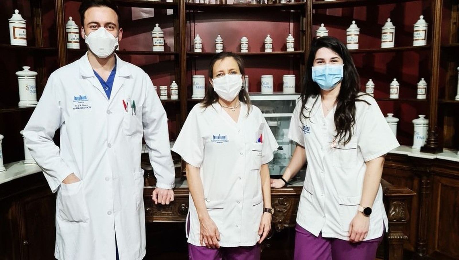 Profesionales de la Fundación Hospital General de la Santísima Trinidad que participan en el proyecto