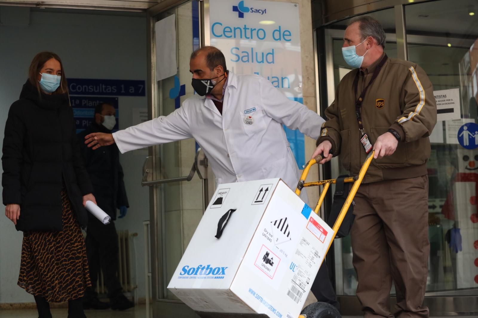 Llegada de la vacuna de Pfizer a Salamanca el pasado 29 de diciembre