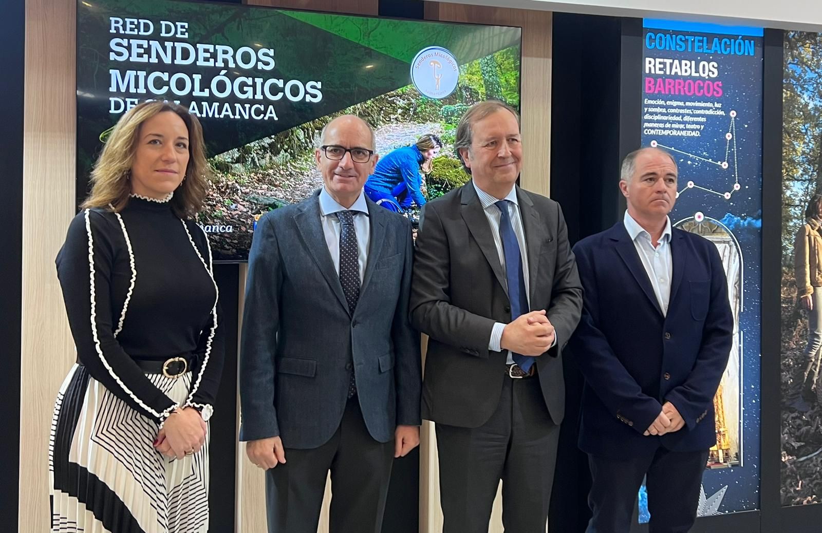 Pilar Sánchez, Javier Iglesias, Ángel González y Juan Carlos Zaballos