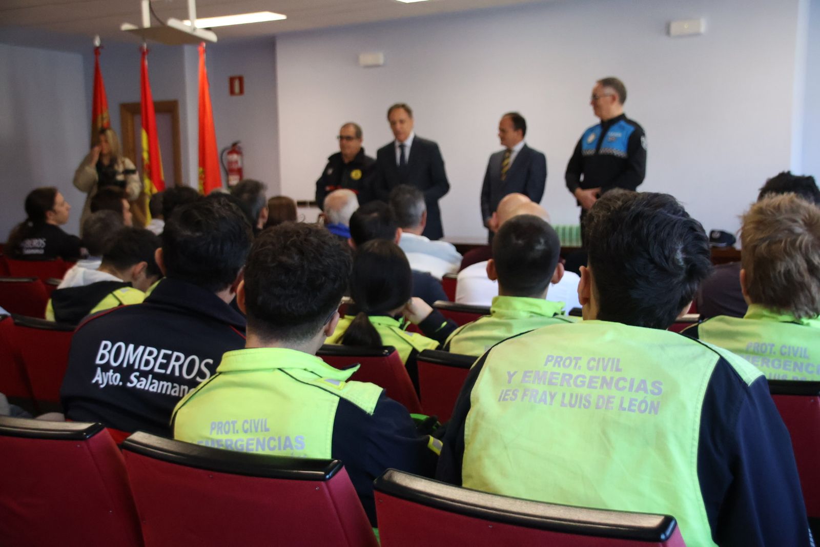 Homenaje a personal jubilado del Servicio de Prevención, Extinción de Incendios y Salvamento