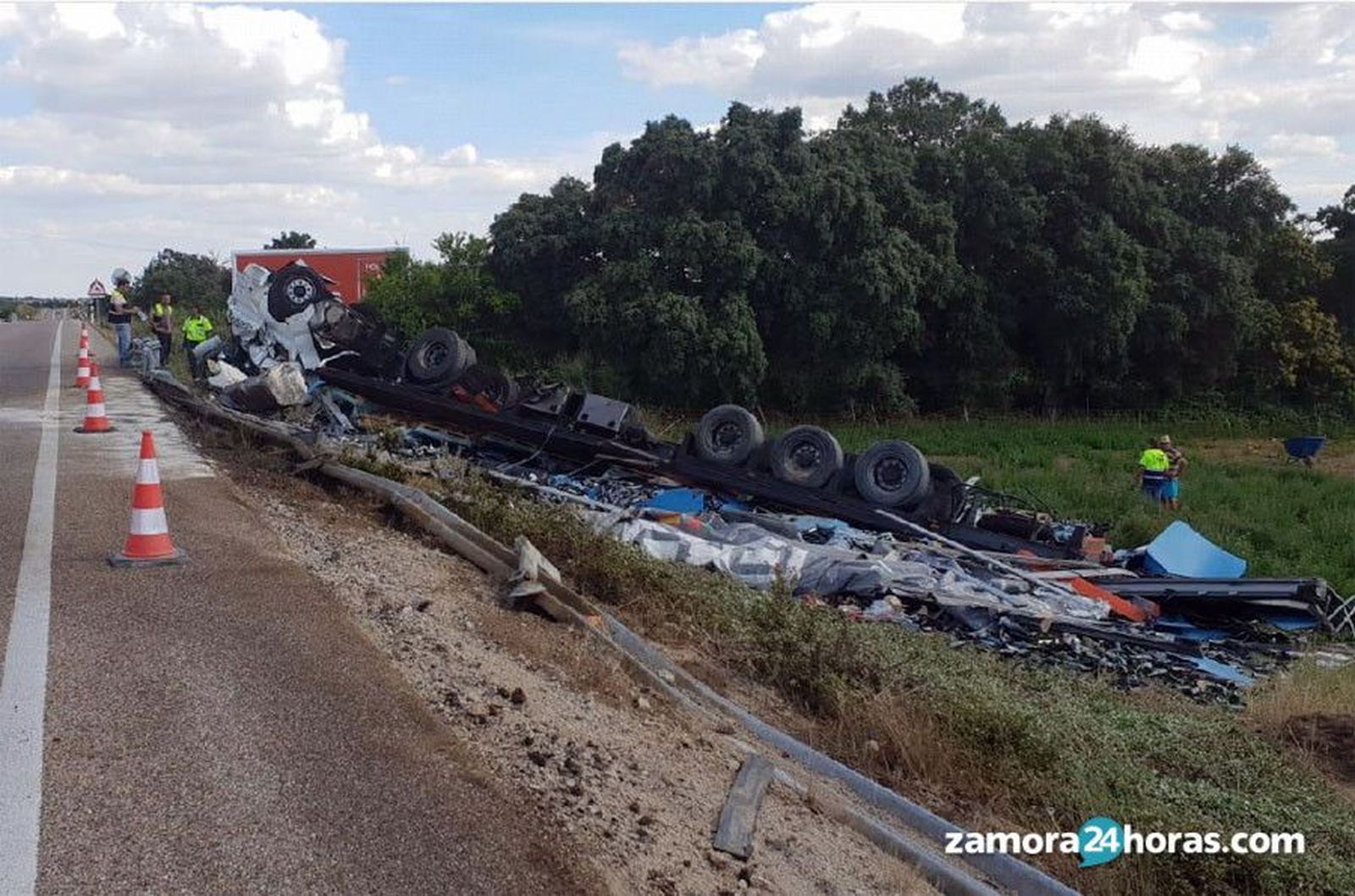 Accidente camion fonfria
