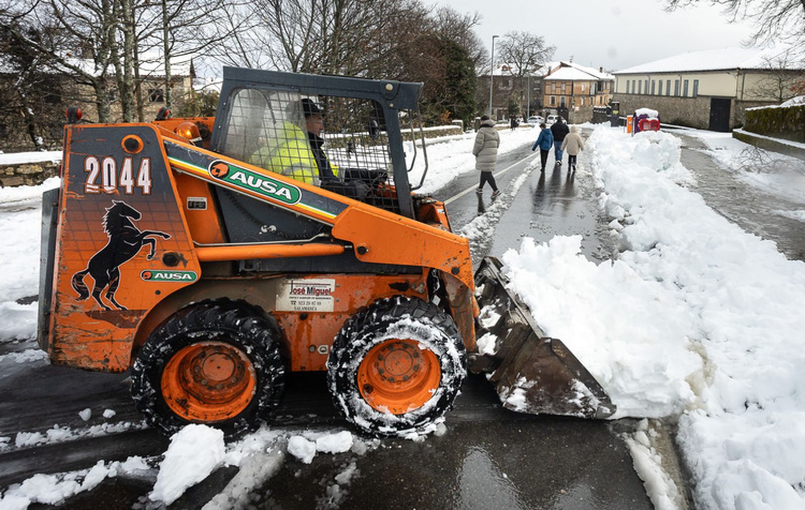 Temporal de nieve en la provincia de Salamanca, nevada 28 de enero de 2026