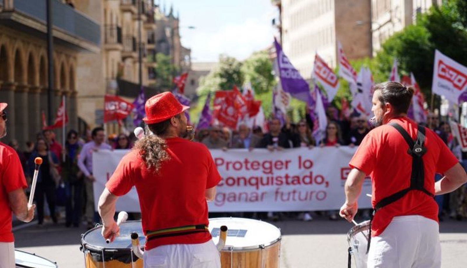 Manifestación del 1 de Mayo. Foto: PSOE de Salamanca Manifestación del 1 de Mayo. Foto: PSOE de Salamanca