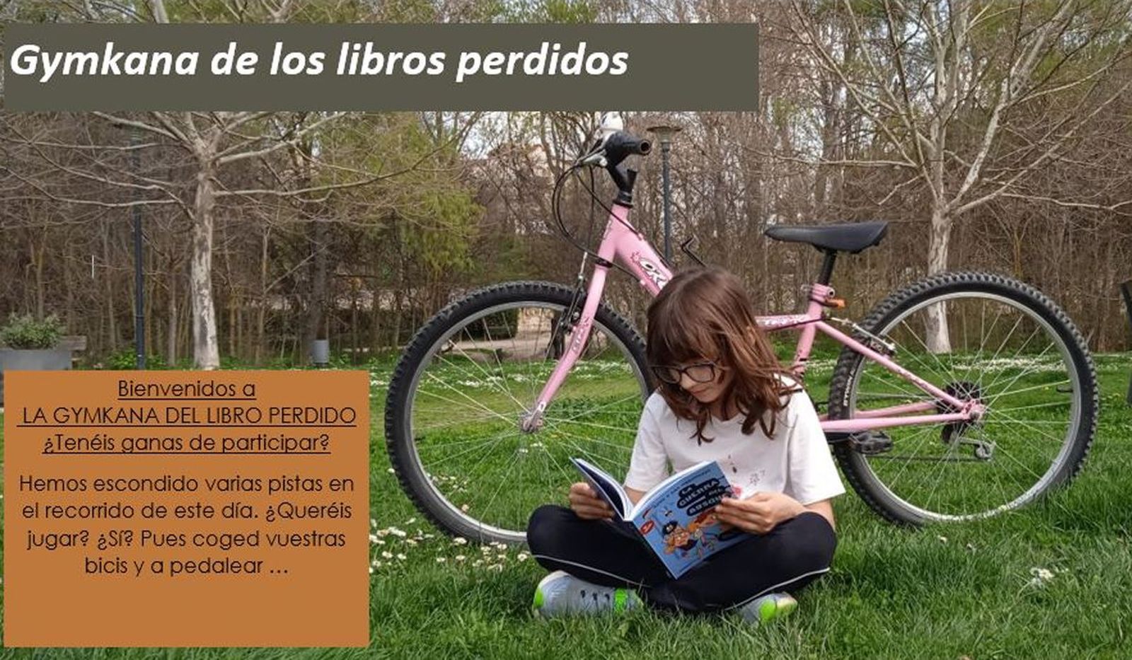 Cartel de la gynkana de los libros
