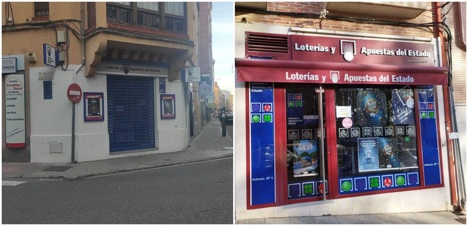 La suerte sonríe a Zamora con premios madrugadores y administraciones 'de domingo'