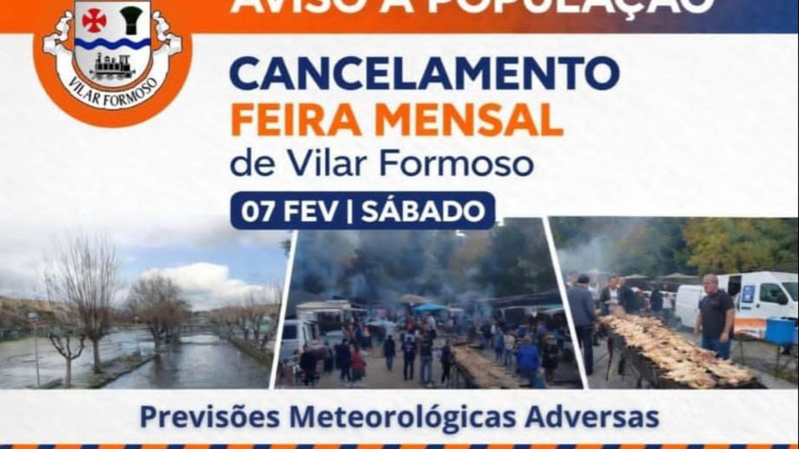 Cancelado el mercadillo de Vilar Formoso