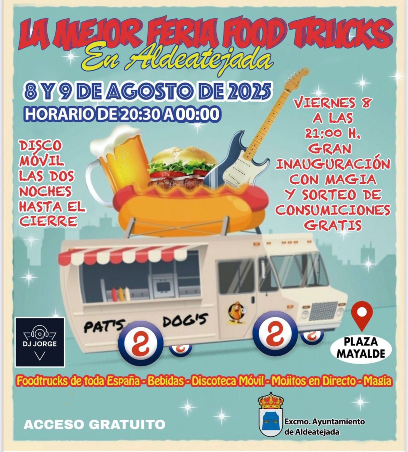 Feria de Food Trucks en Aldeatejada
