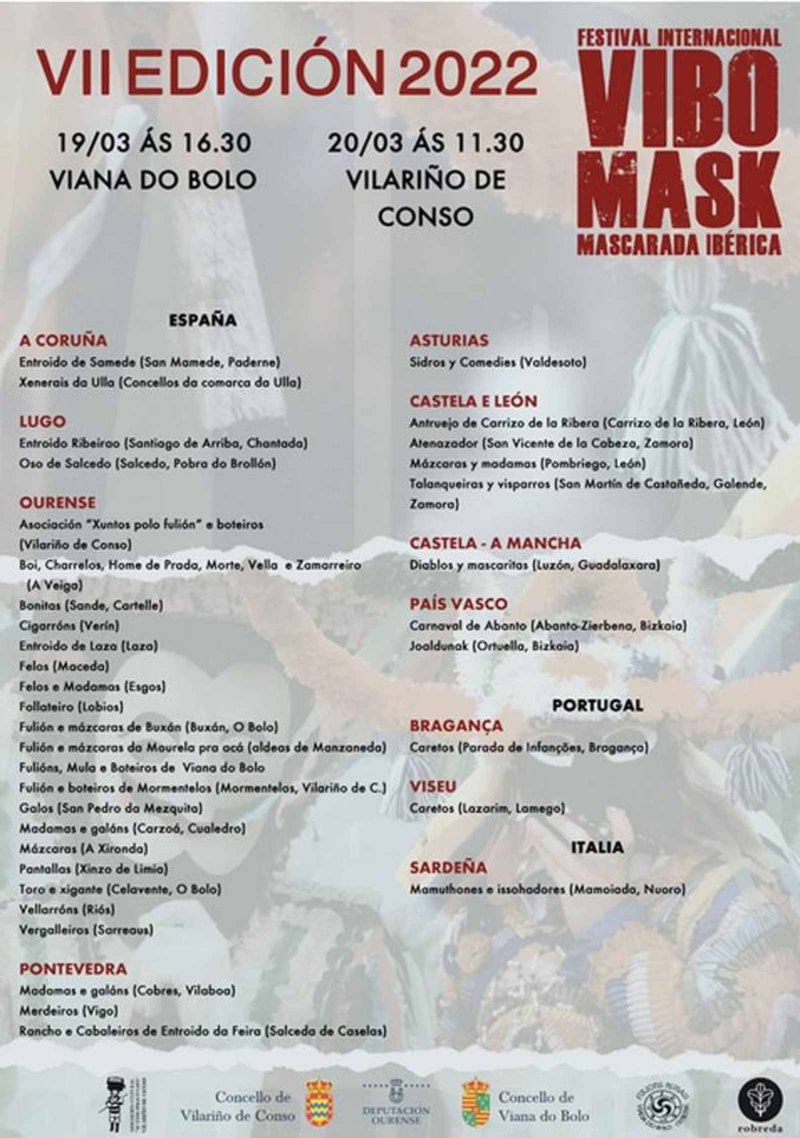 Imagen del programa de actividades