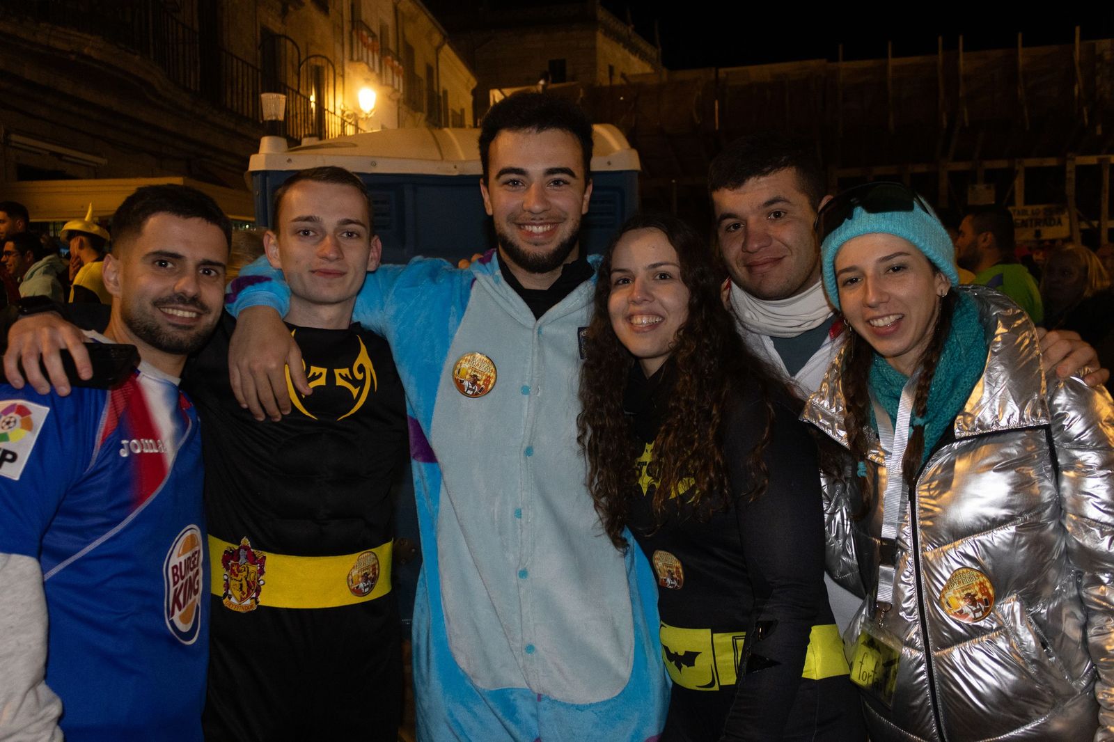Salamanca de noche, sábado del Carnaval del Toro de Ciudad Rodrigo