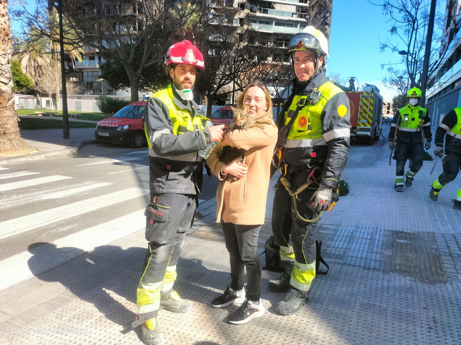 Imagen del reencuentro | Bomberos Ayuntamiento de Valencia