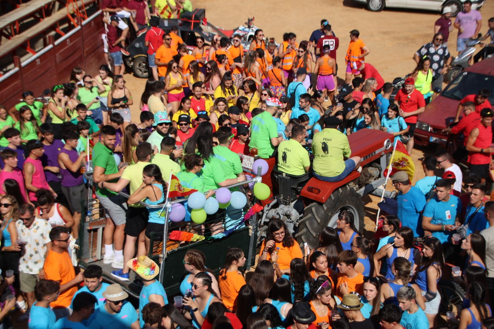 Lumbrales, encuentro de peñas, chupinazo