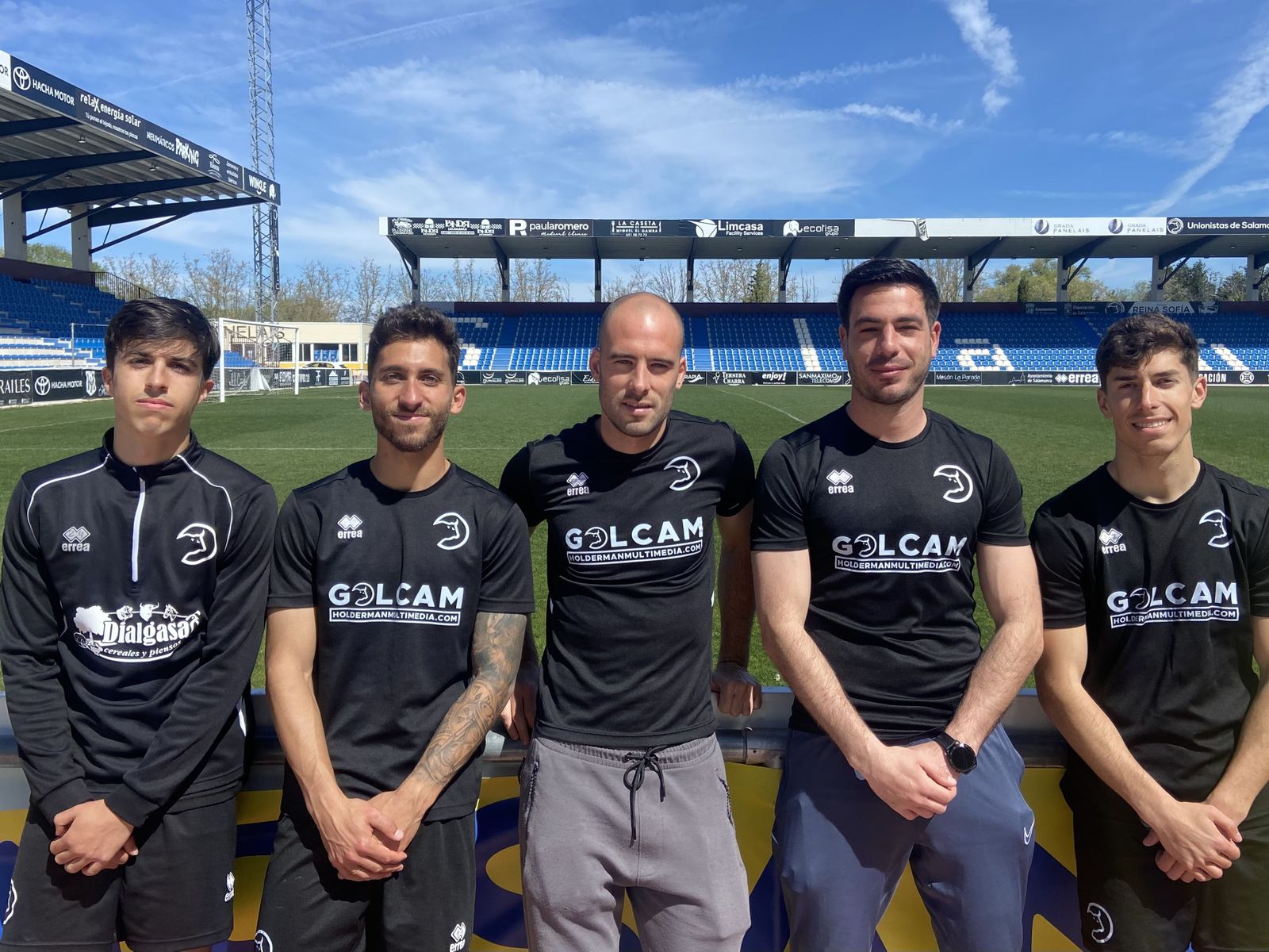 Hugo de Bustos, Álvaro Gómez, Etxaniz, Ramiro y Rastrojo | FOTO SERGIO VILLARDÓN