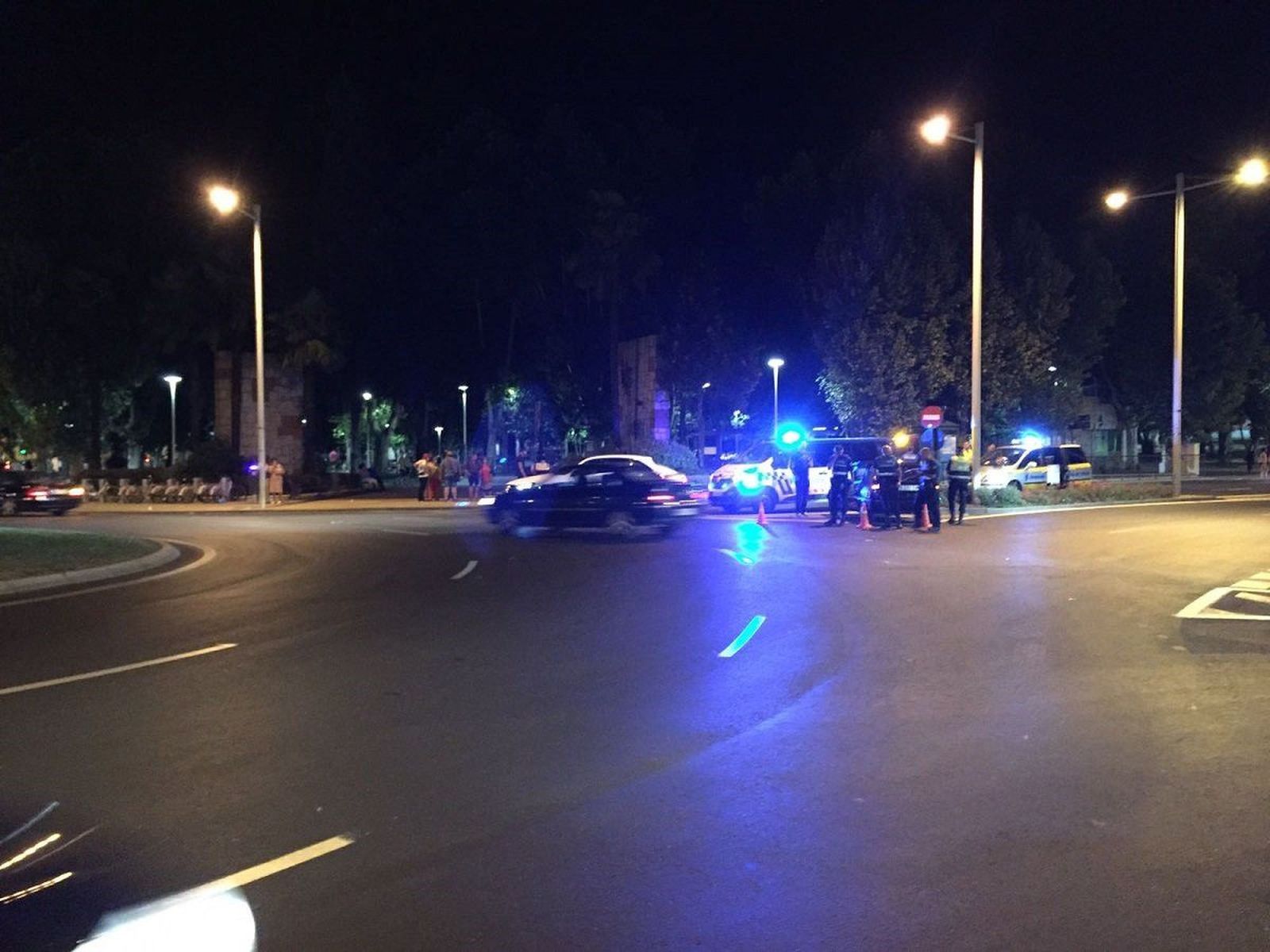 ARCHIVO. Accidente en plaza de España