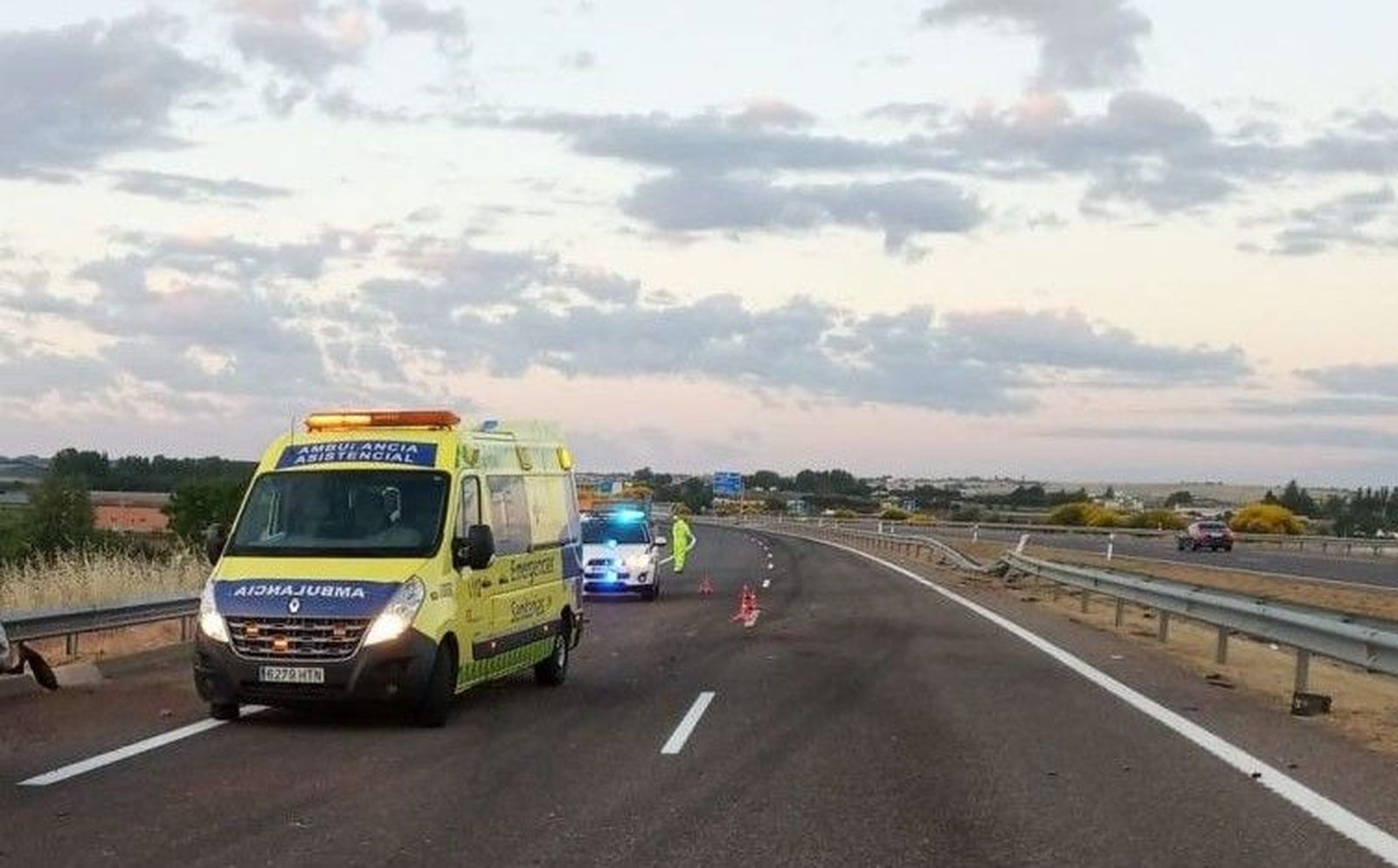 Imagen de archivo de un accidente en Zamora