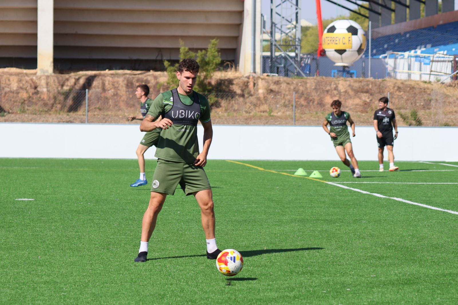 Primer entrenamiento de Mario Simón como entrenador de Unionistas