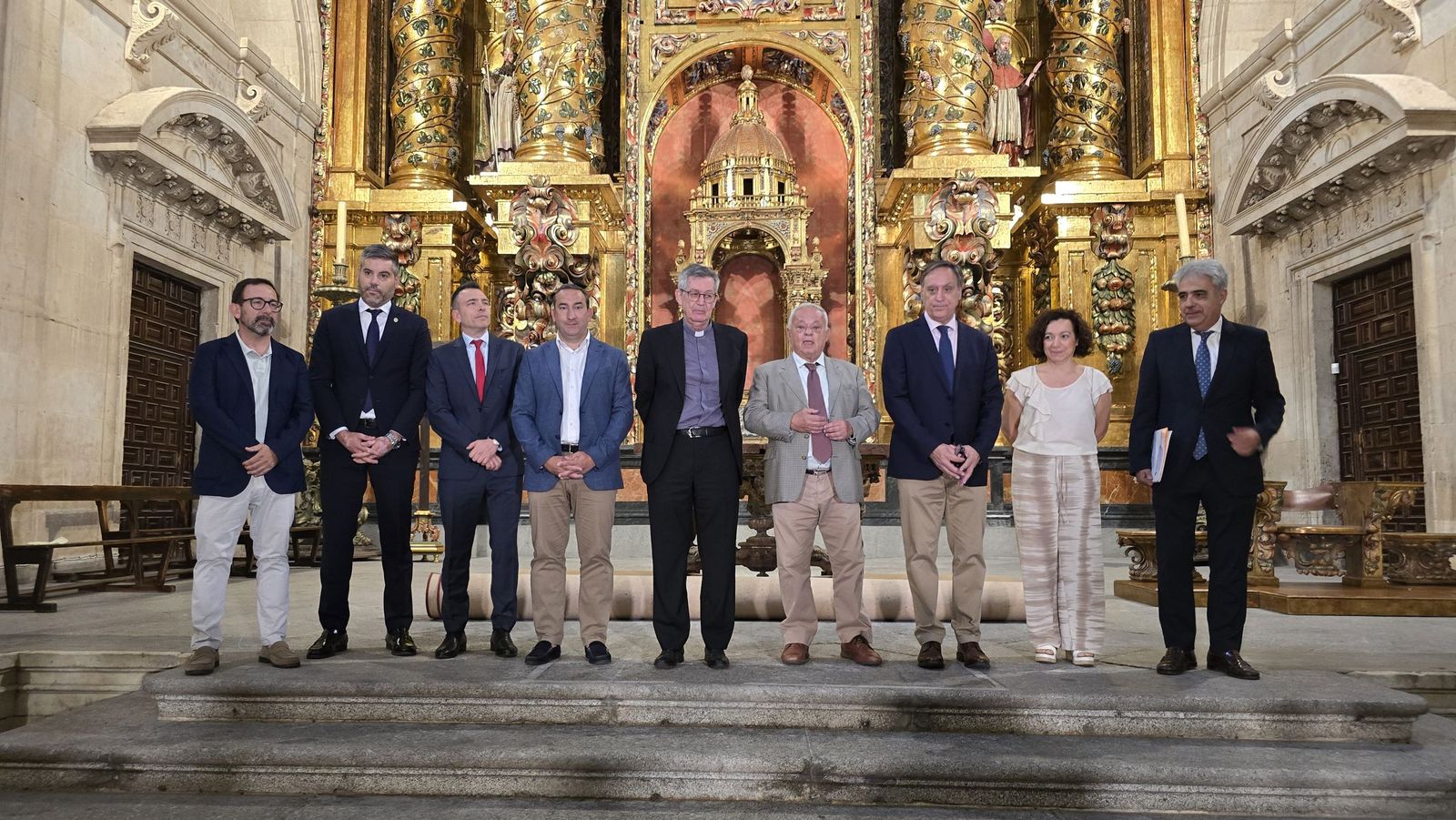 Actuación de conservación y limpieza de los retablos de la Iglesia de La Clerecía