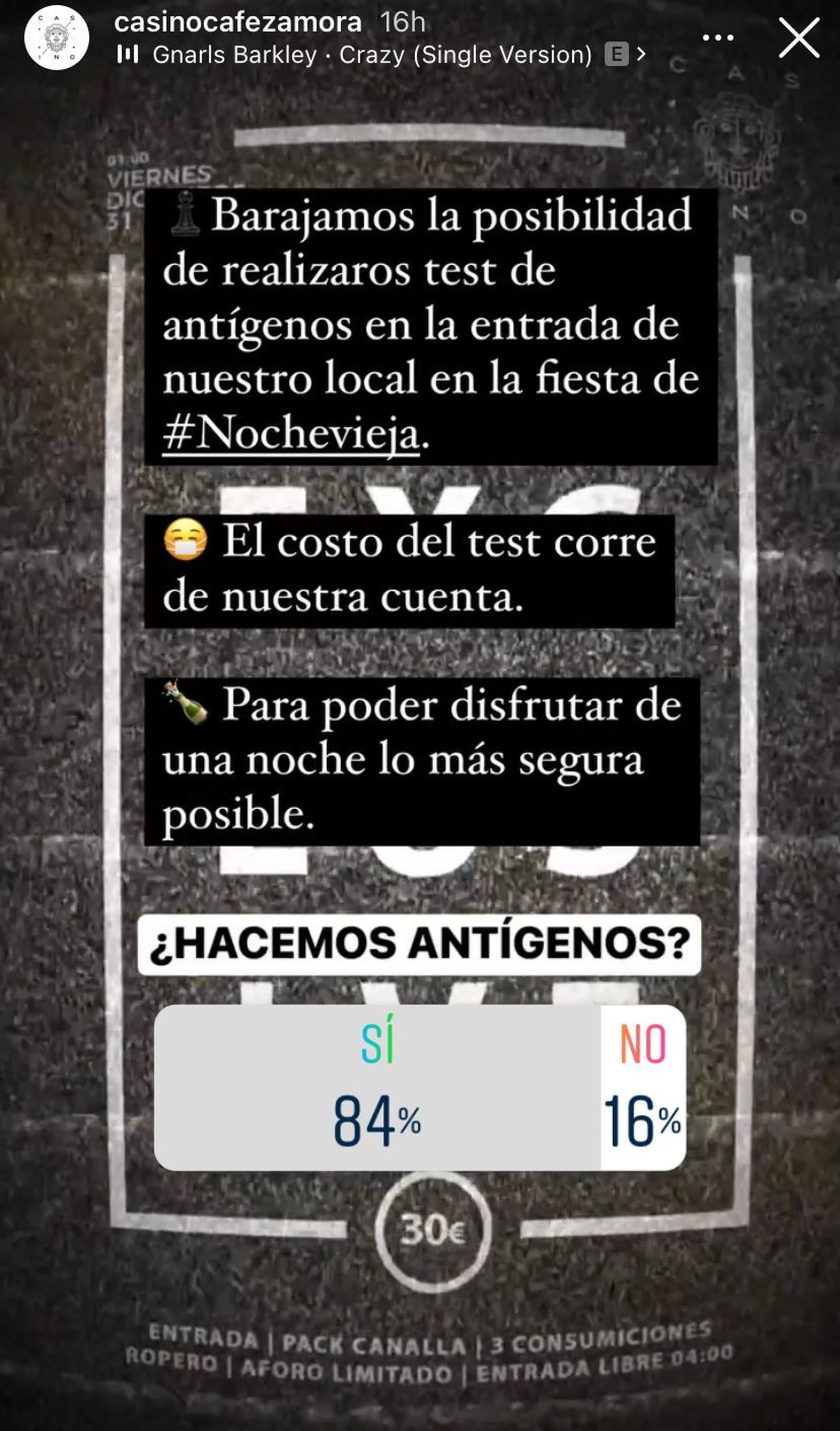 Imagen compartida por el propio local