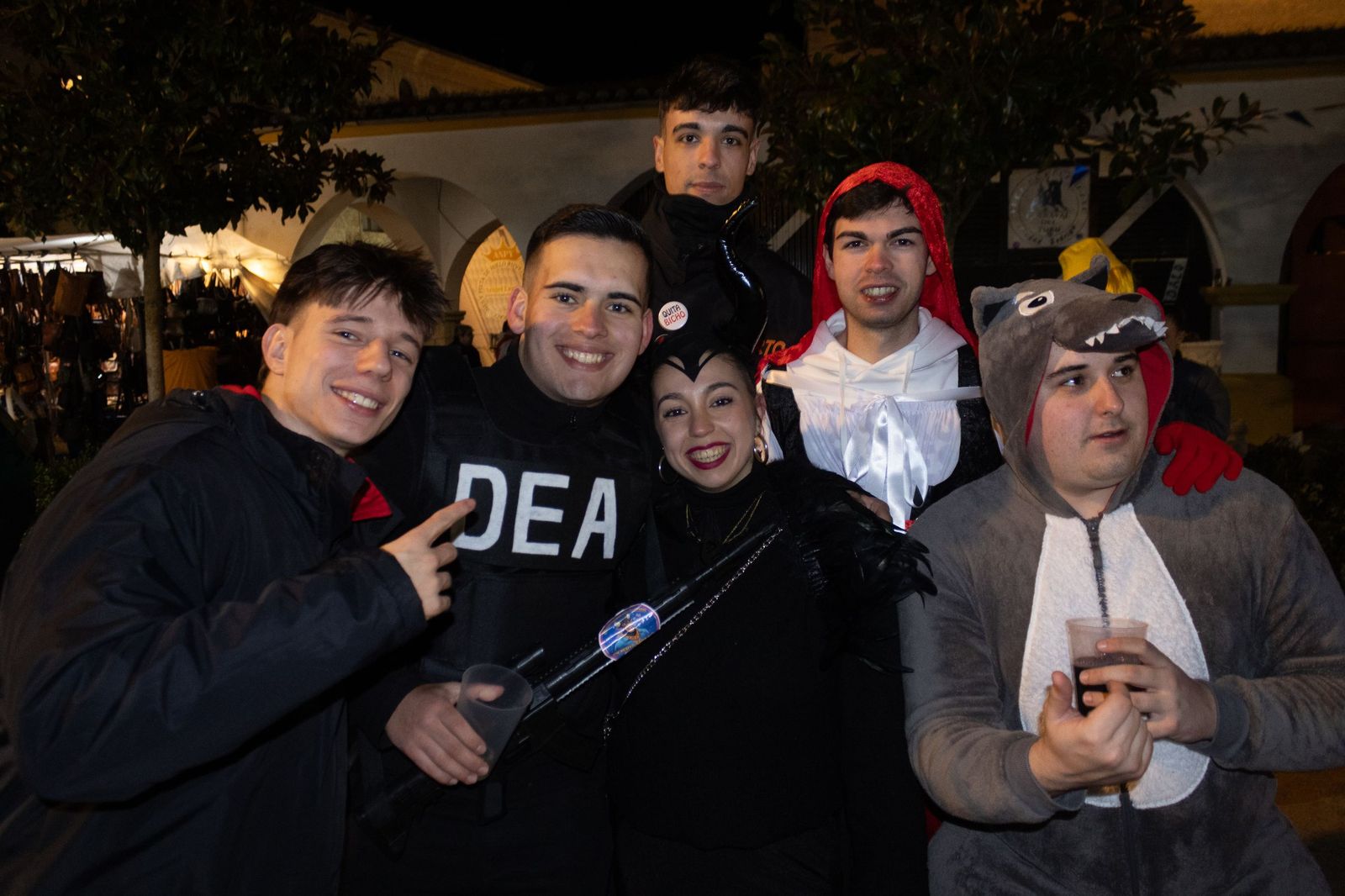 Salamanca de noche, sábado del Carnaval del Toro de Ciudad Rodrigo