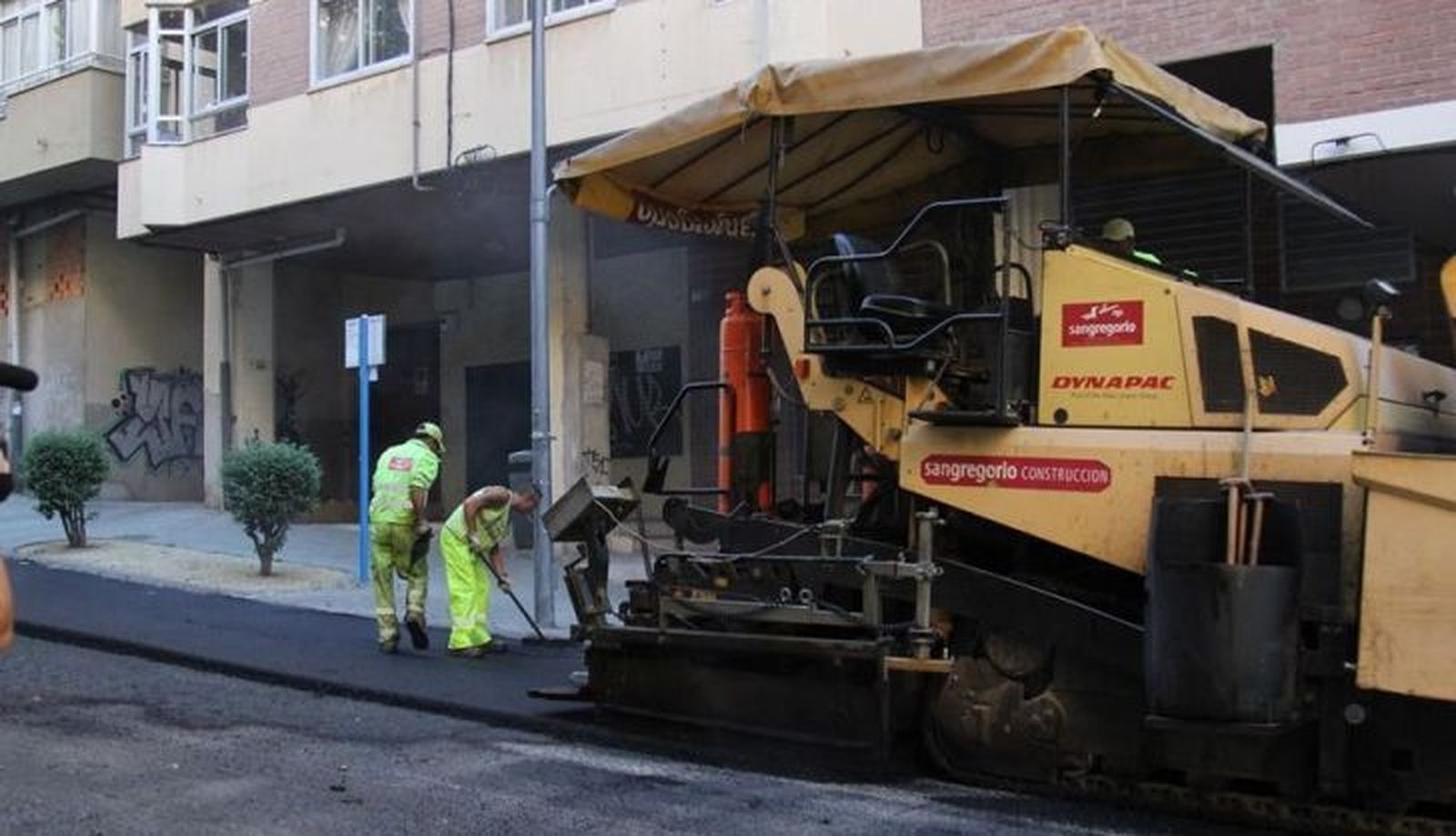 Obras de asfaltado en Zamora capital