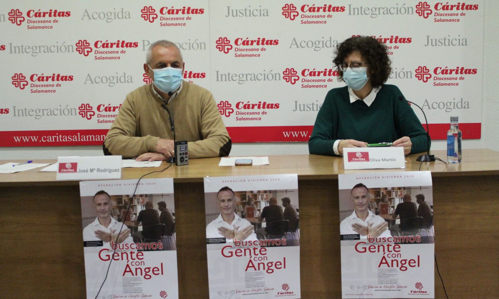 Presentación de la campaña en Cáritas Salamanca