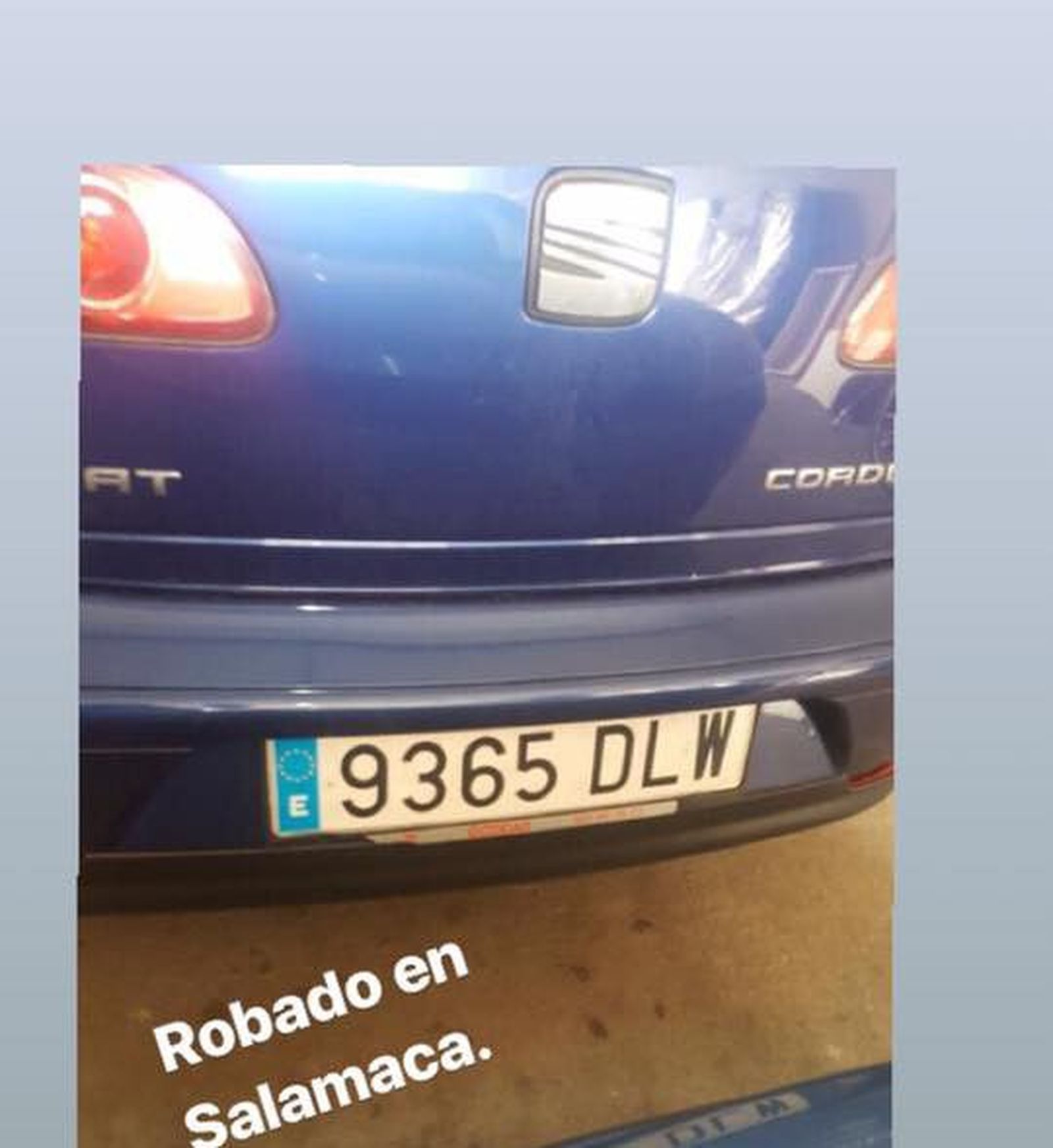 Coche Seat Robado