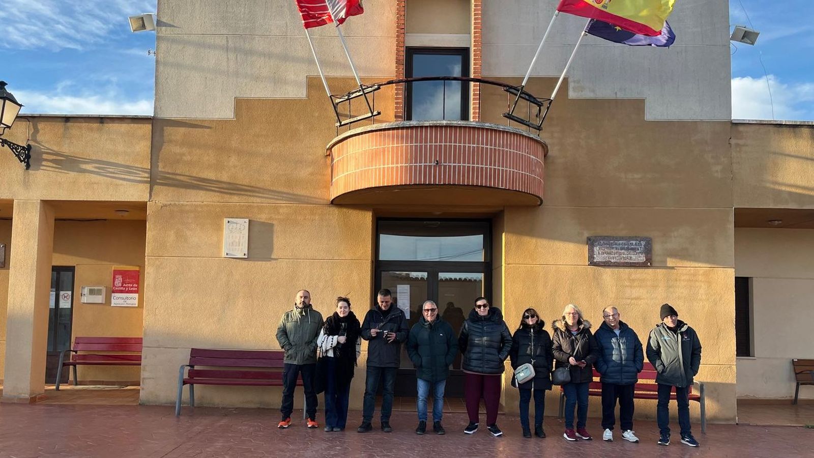 Miembros de la asociación Defendiendo lo Vacío