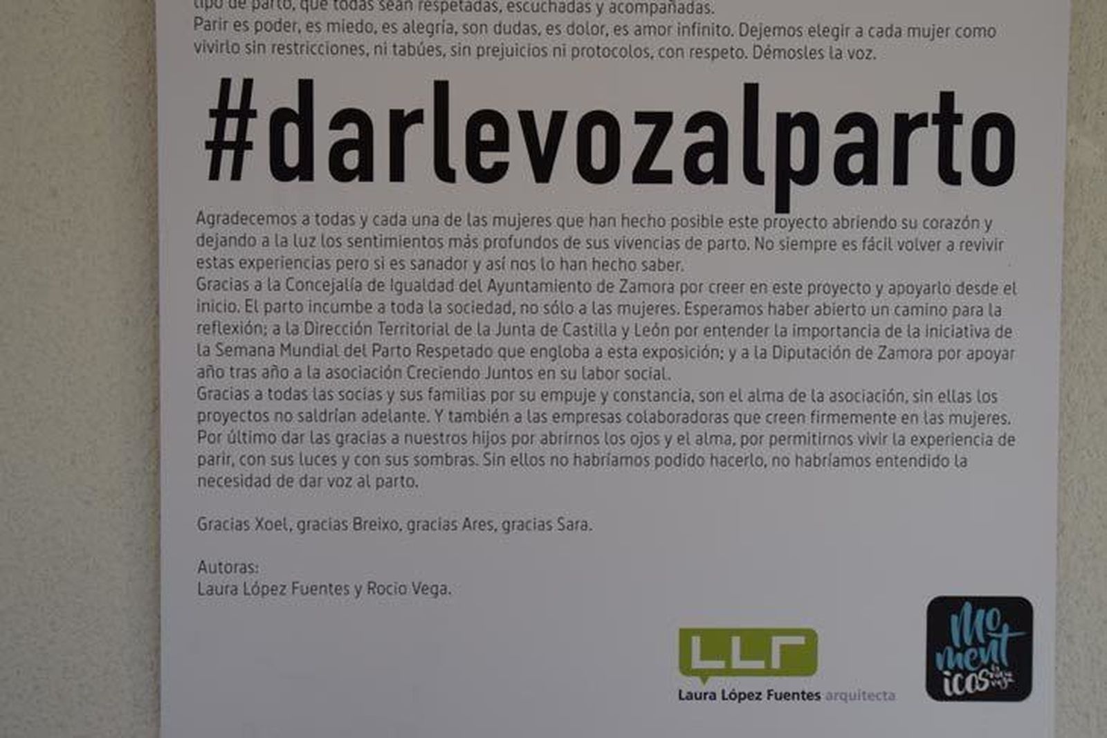 Darle voz al parto 2017