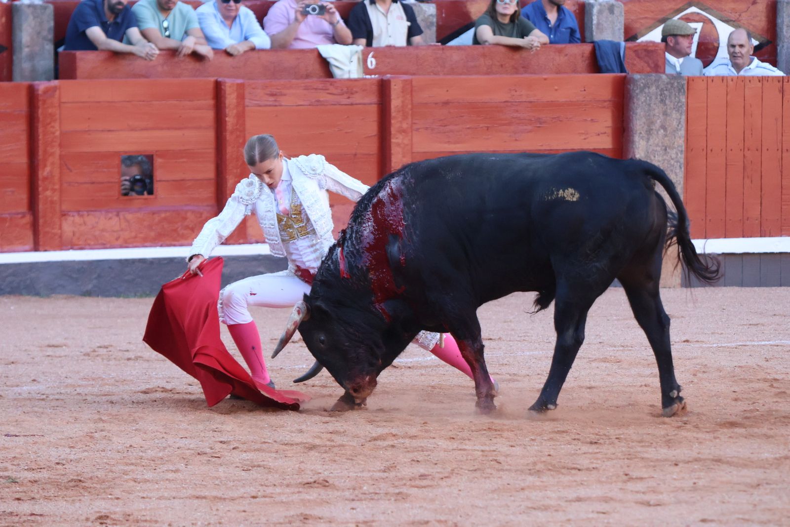 La Glorieta revive el aroma de la feria taurina con el primer festejo: Lea Vicens, Raquel Martín y Olga Casado